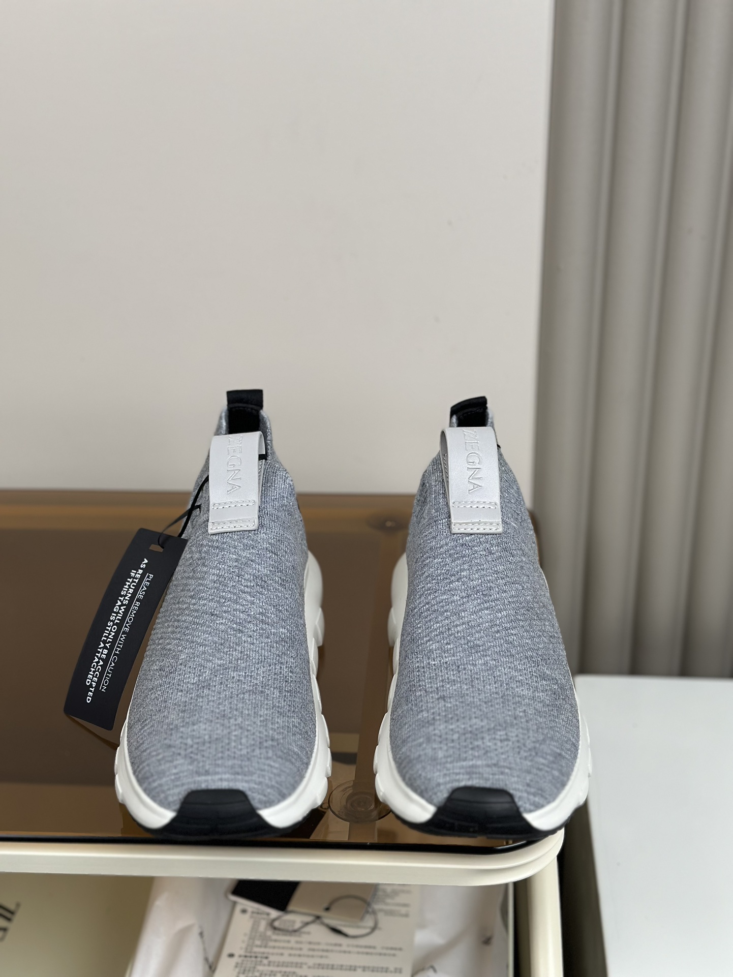 480ZEGNA Zapatillas de running Ermenegildo Zegna Techmerino Piuma Piuma significa "pluma" en italian