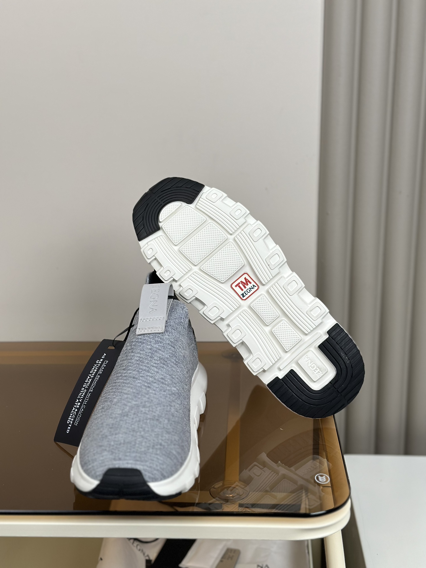 480ZEGNA Zapatillas de running Ermenegildo Zegna Techmerino Piuma Piuma significa "pluma" en italian