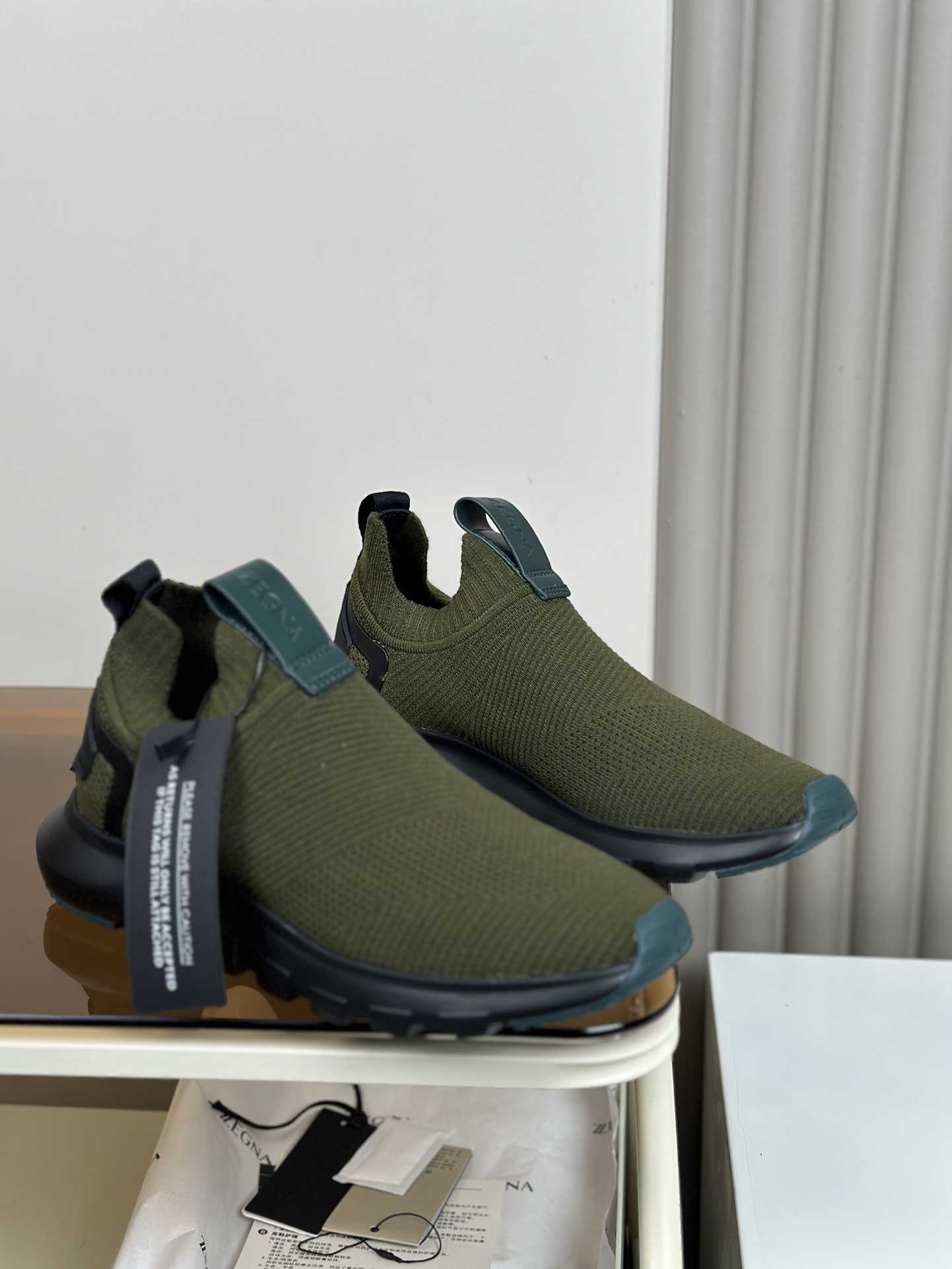 480ZEGNA Zapatillas de running Ermenegildo Zegna Techmerino Piuma Piuma significa "pluma" en italian