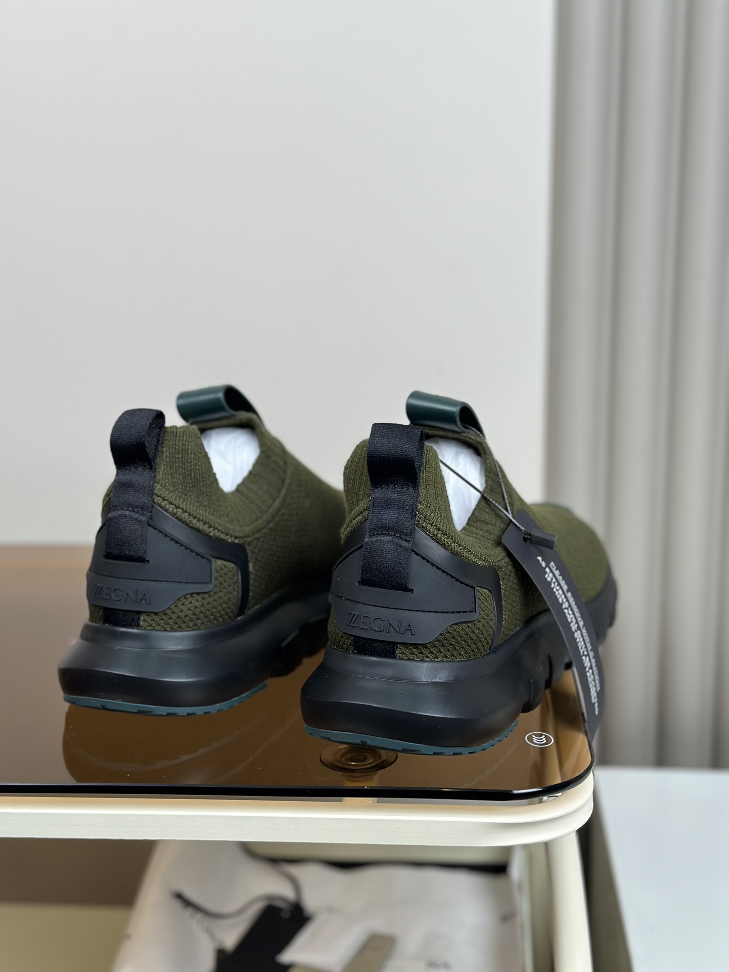 480ZEGNA Zapatillas de running Ermenegildo Zegna Techmerino Piuma Piuma significa "pluma" en italian