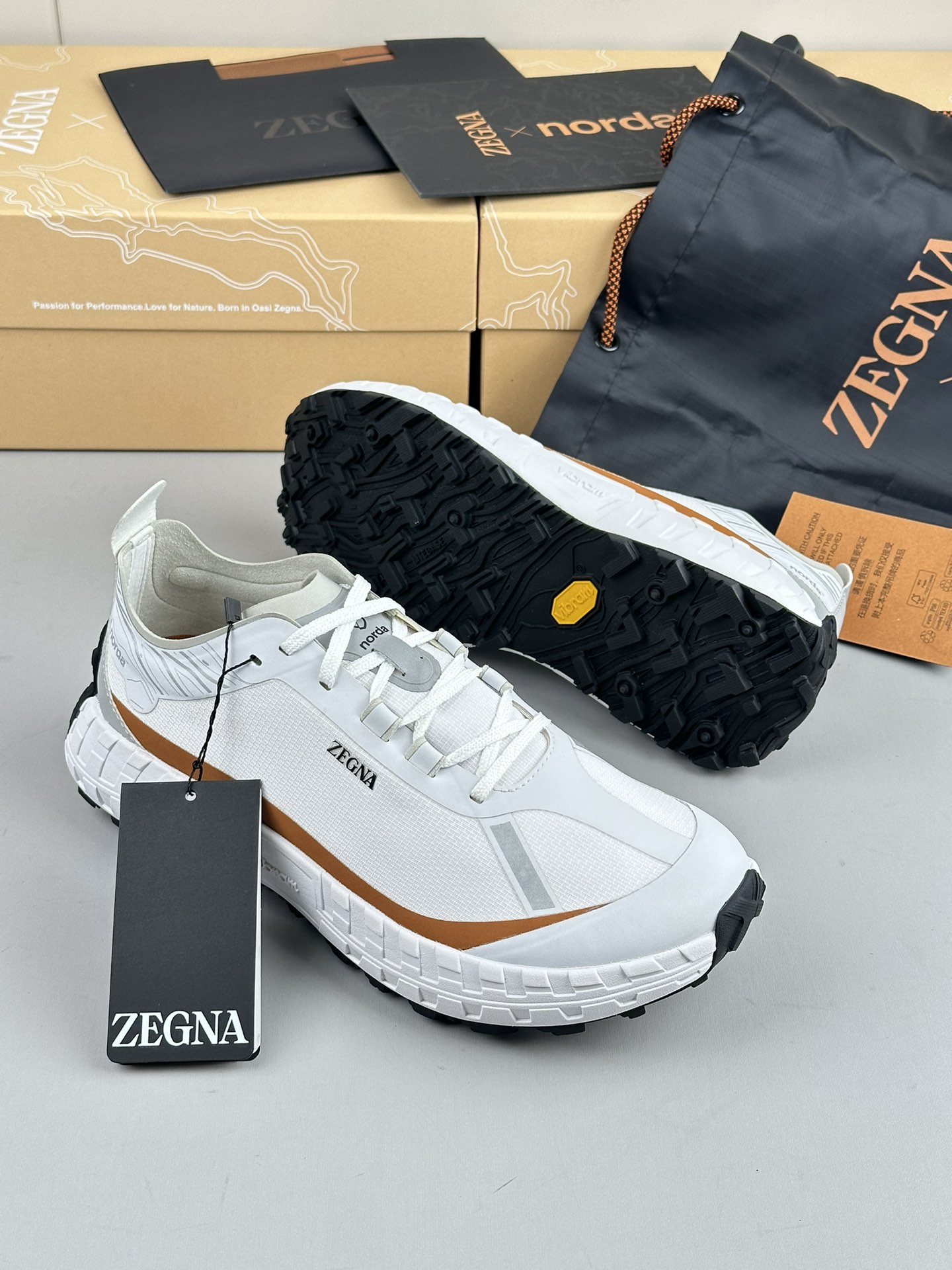 480Zapatillas de running Zzegna Zegna Xnorda Transpirables en los pies, estas dinámicas zapatillas d