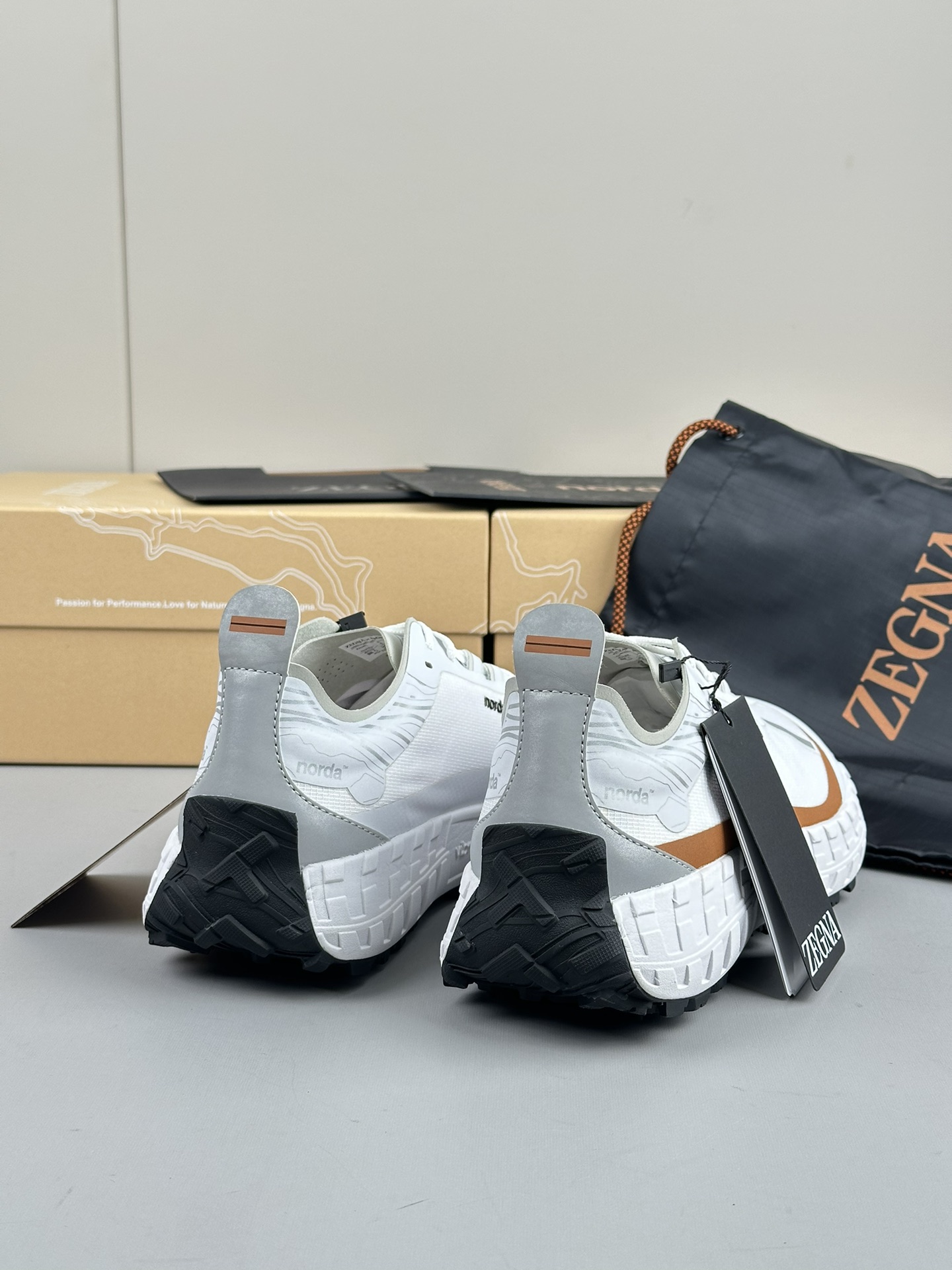 480Zapatillas de running Zzegna Zegna Xnorda Transpirables en los pies, estas dinámicas zapatillas d