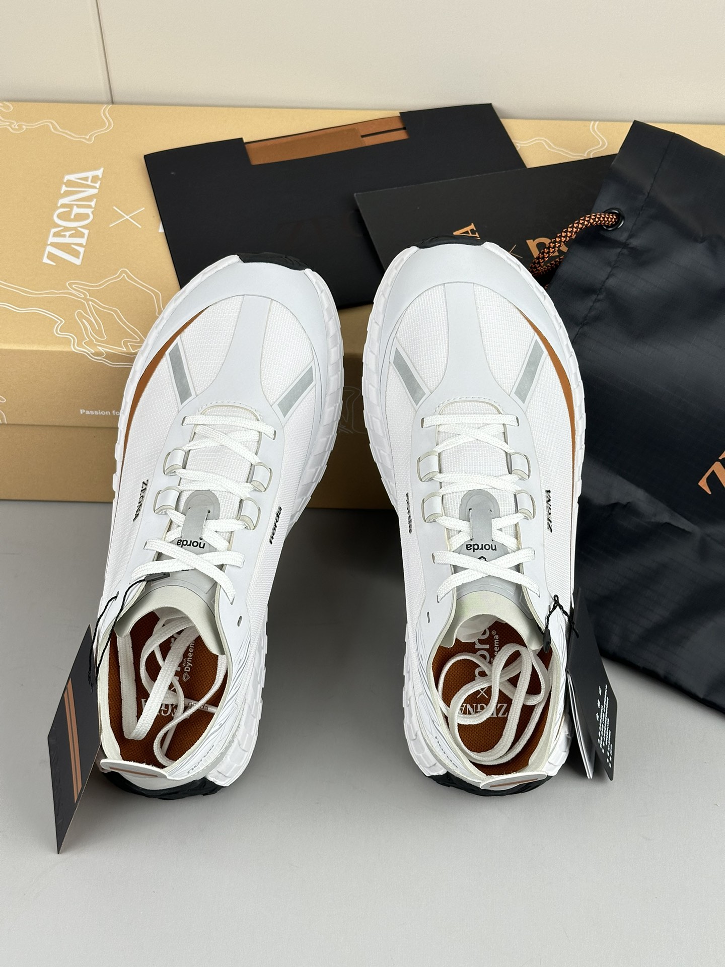 480Zapatillas de running Zzegna Zegna Xnorda Transpirables en los pies, estas dinámicas zapatillas d
