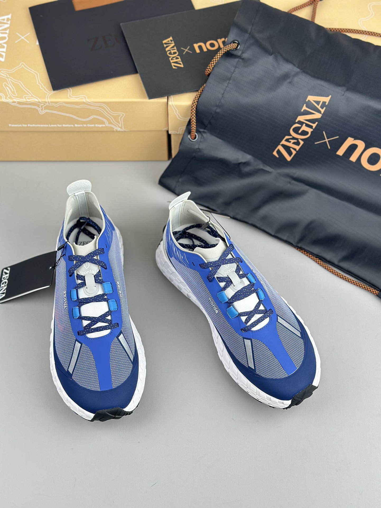 480Zapatillas de running Zzegna Zegna Xnorda Transpirables en los pies, estas dinámicas zapatillas d