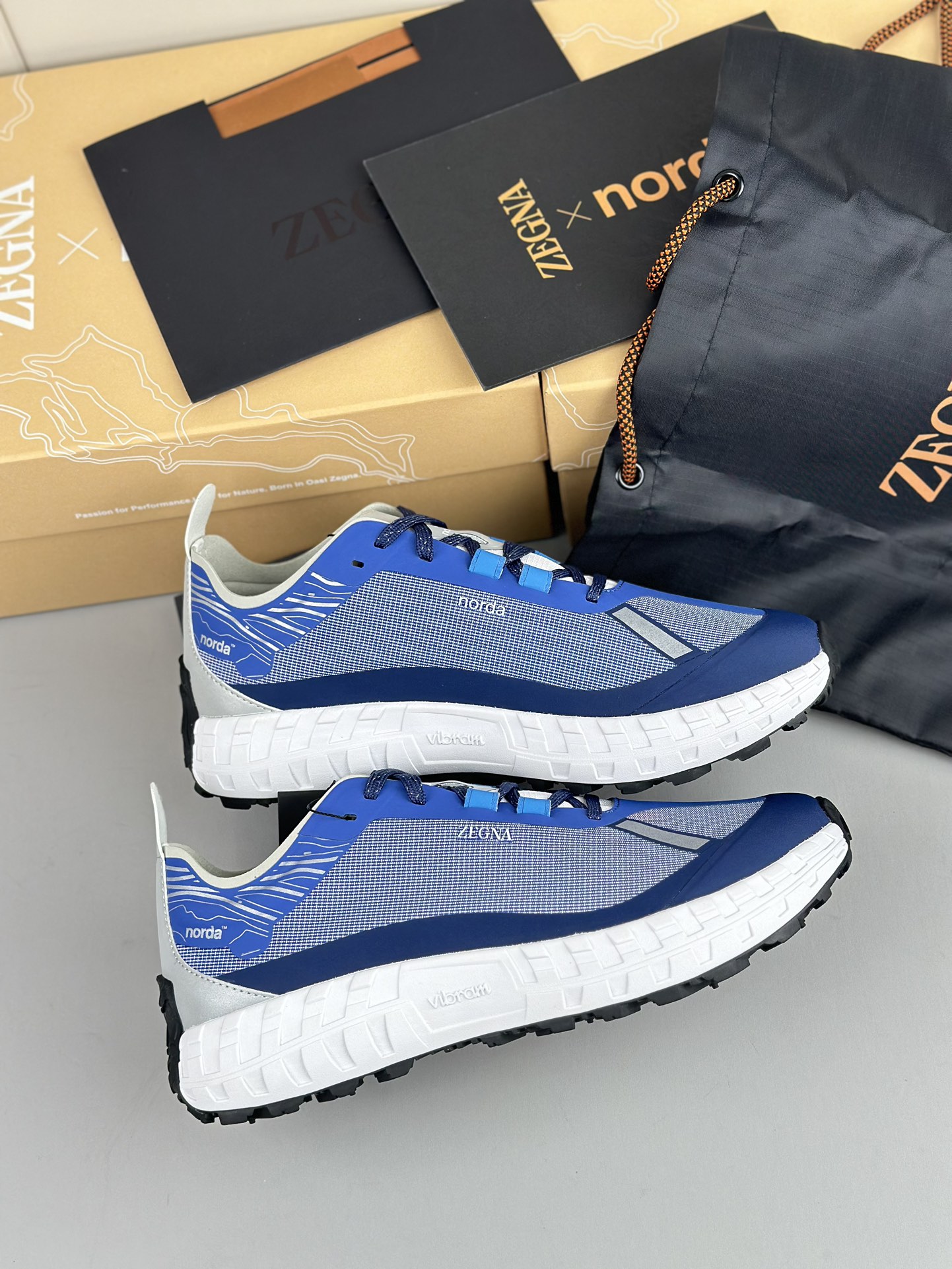 480Zapatillas de running Zzegna Zegna Xnorda Transpirables en los pies, estas dinámicas zapatillas d