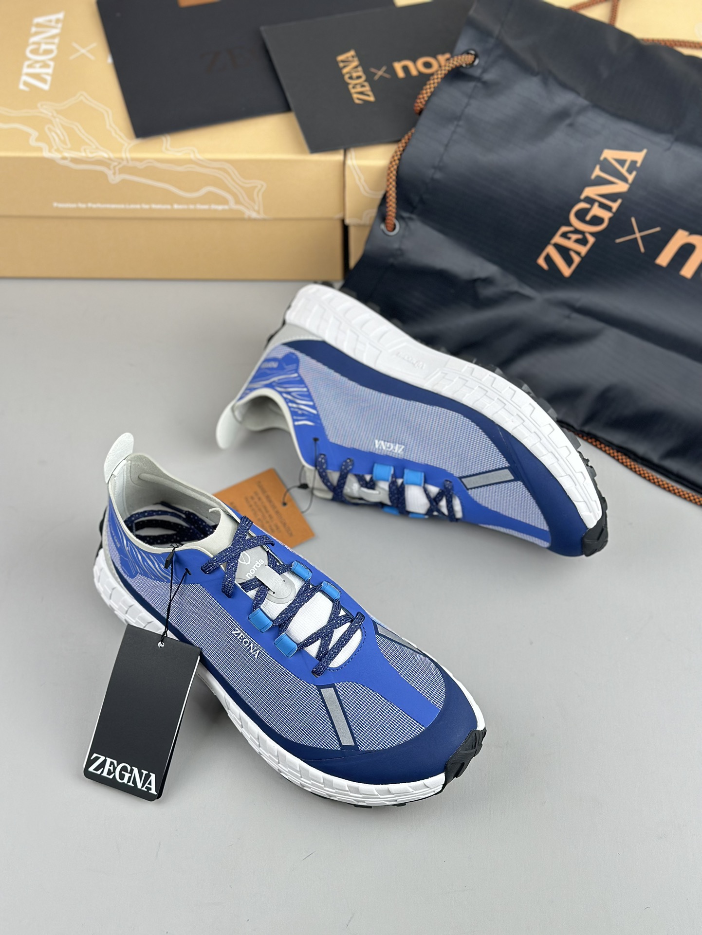 480Zapatillas de running Zzegna Zegna Xnorda Transpirables en los pies, estas dinámicas zapatillas d