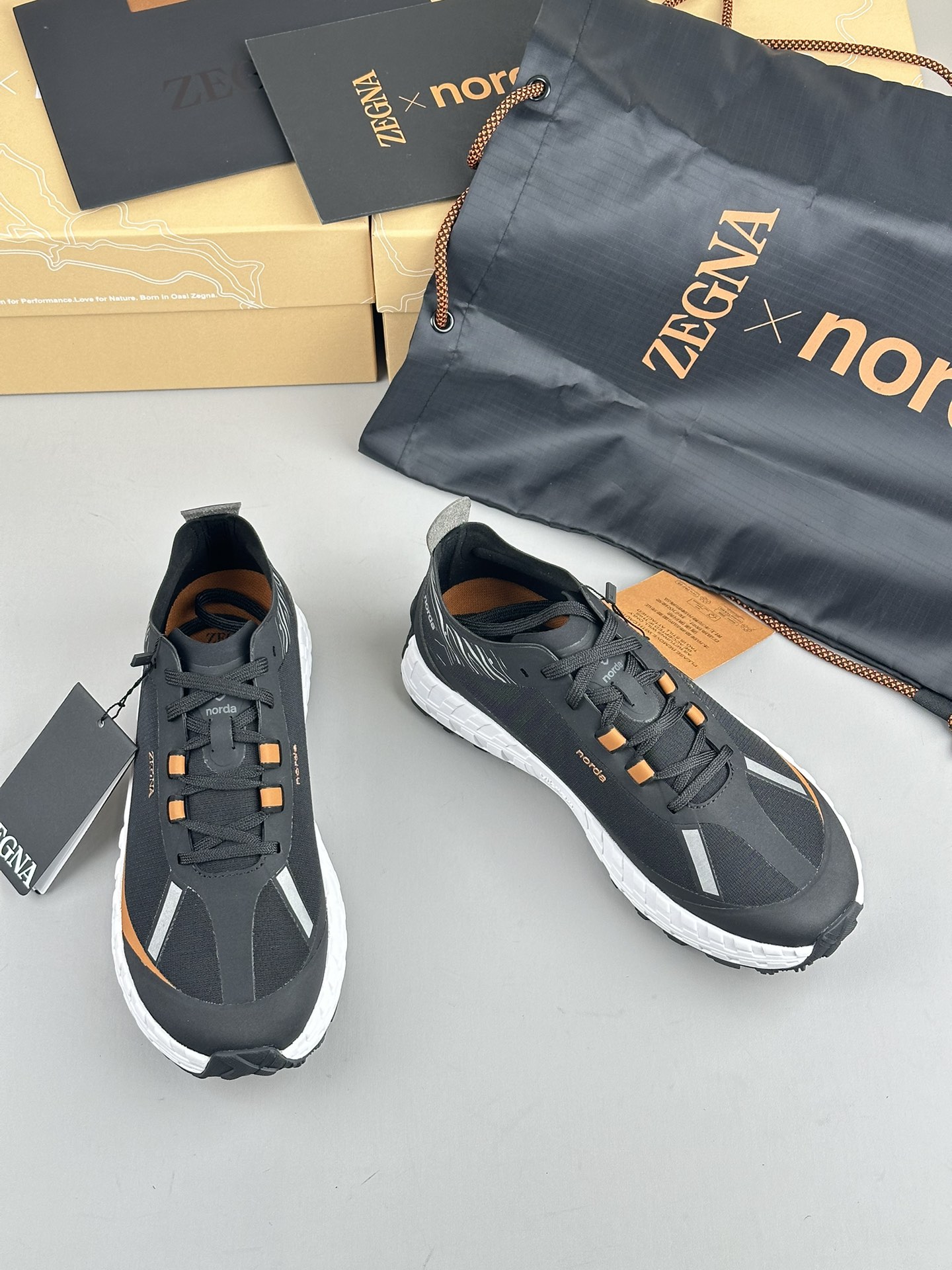 480Zapatillas de running Zzegna Zegna Xnorda Transpirables en los pies, estas dinámicas zapatillas d