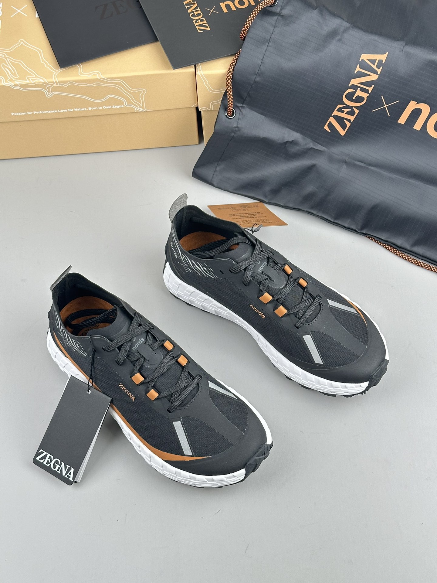 480Zapatillas de running Zzegna Zegna Xnorda Transpirables en los pies, estas dinámicas zapatillas d