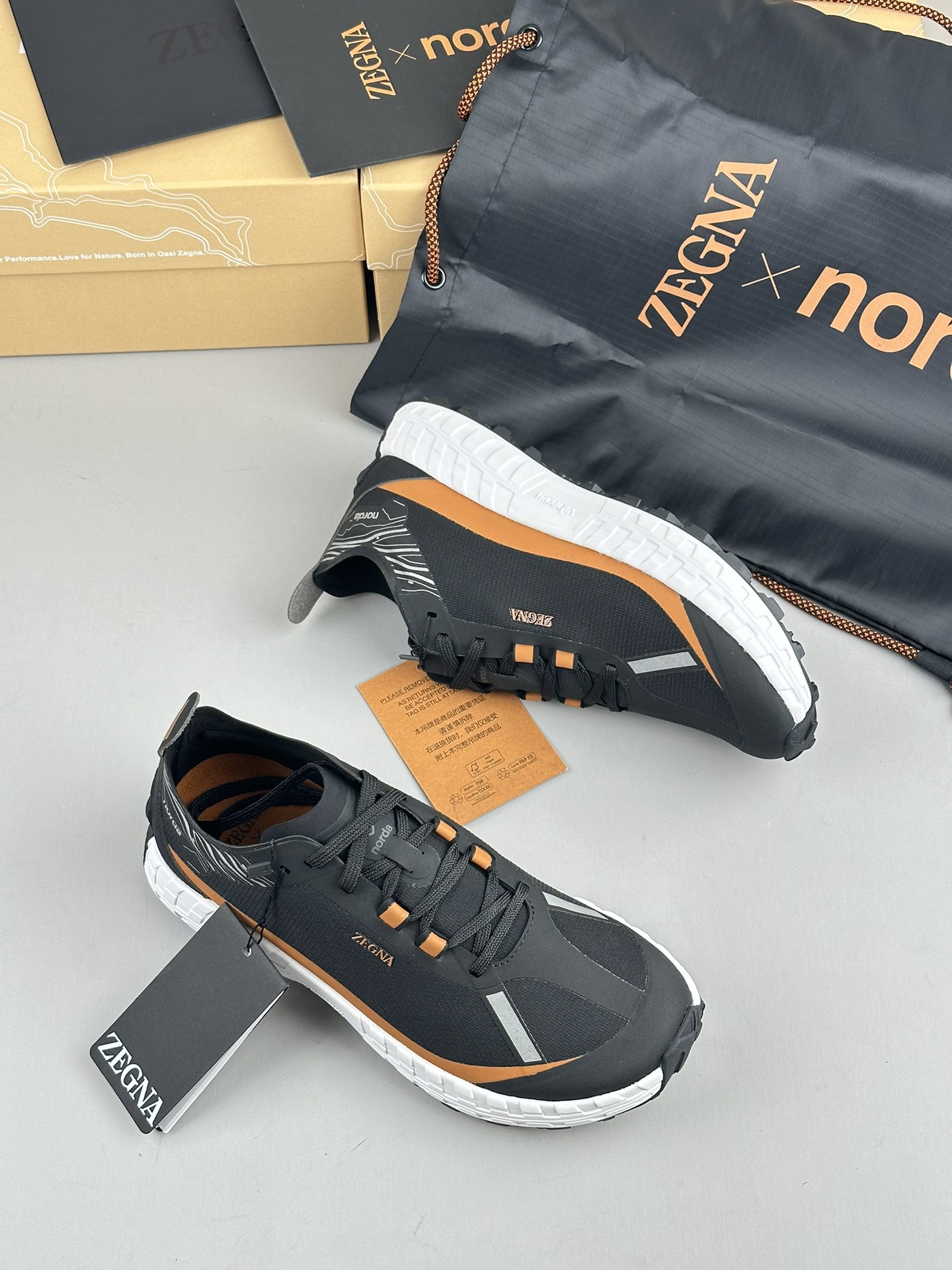 480Zapatillas de running Zzegna Zegna Xnorda Transpirables en los pies, estas dinámicas zapatillas d