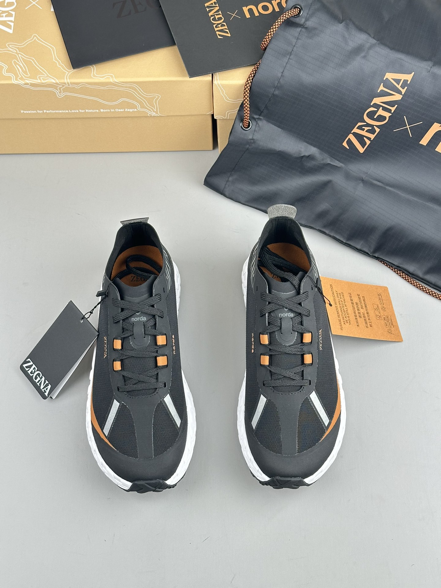 480Zapatillas de running Zzegna Zegna Xnorda Transpirables en los pies, estas dinámicas zapatillas d