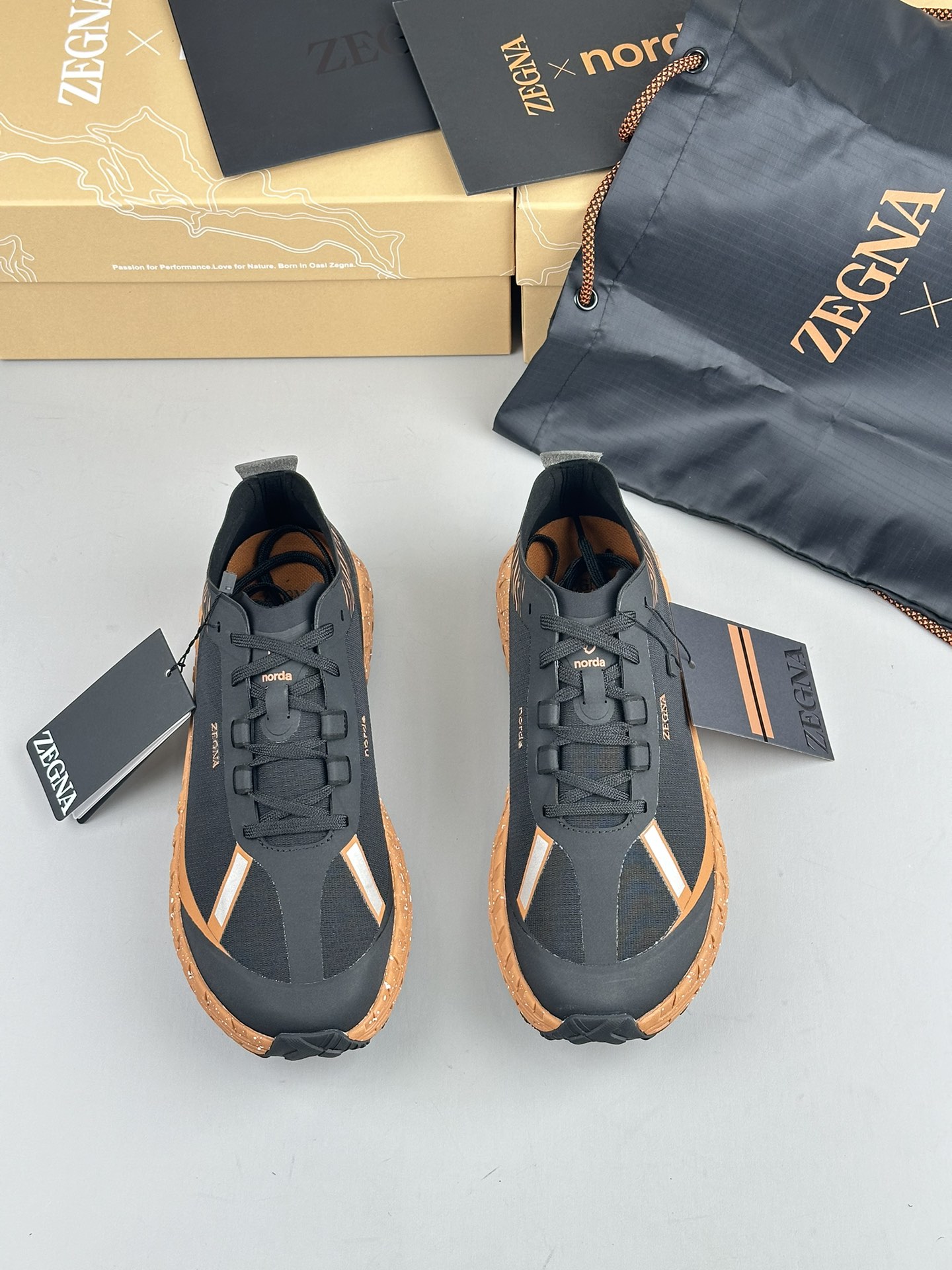 480Zapatillas de running Zzegna Zegna Xnorda Transpirables en los pies, estas dinámicas zapatillas d