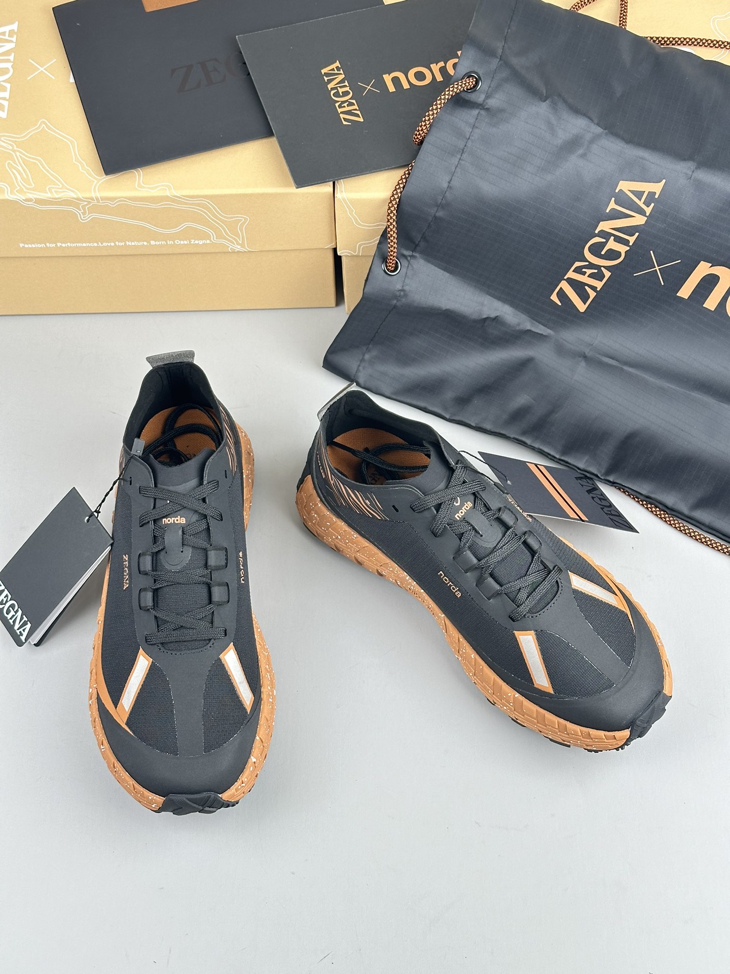 480Zapatillas de running Zzegna Zegna Xnorda Transpirables en los pies, estas dinámicas zapatillas d