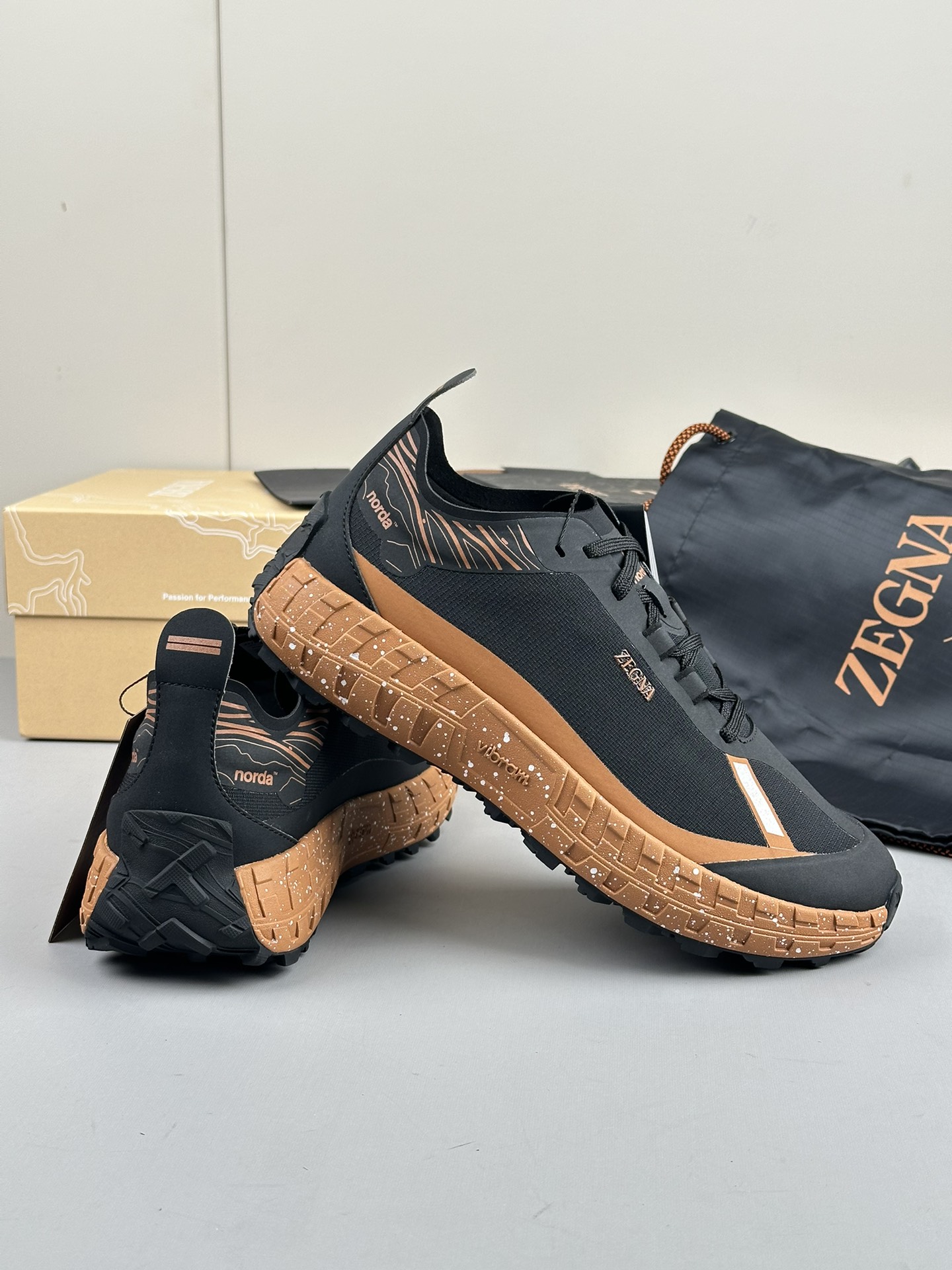 480Zapatillas de running Zzegna Zegna Xnorda Transpirables en los pies, estas dinámicas zapatillas d