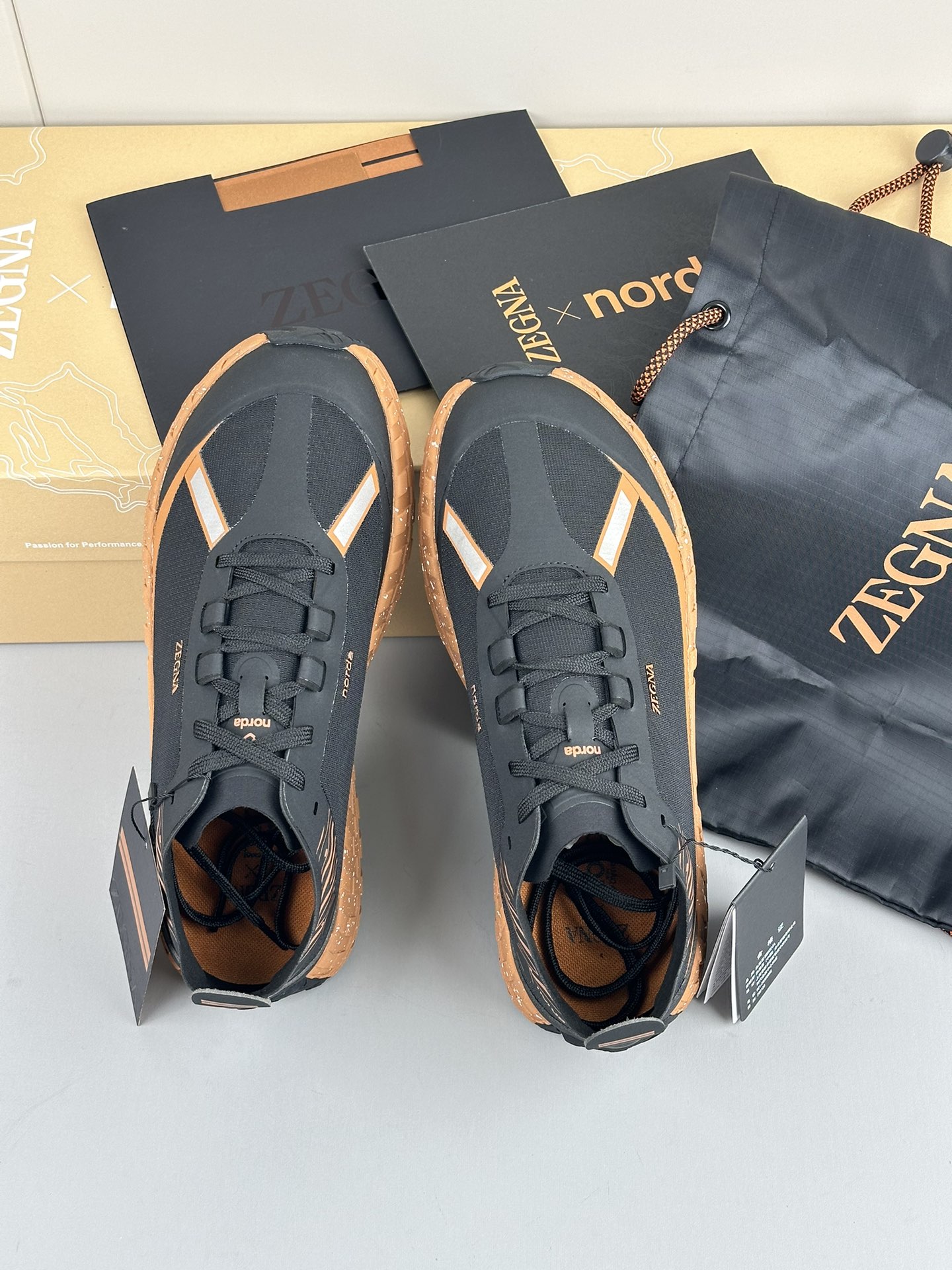 480Zapatillas de running Zzegna Zegna Xnorda Transpirables en los pies, estas dinámicas zapatillas d
