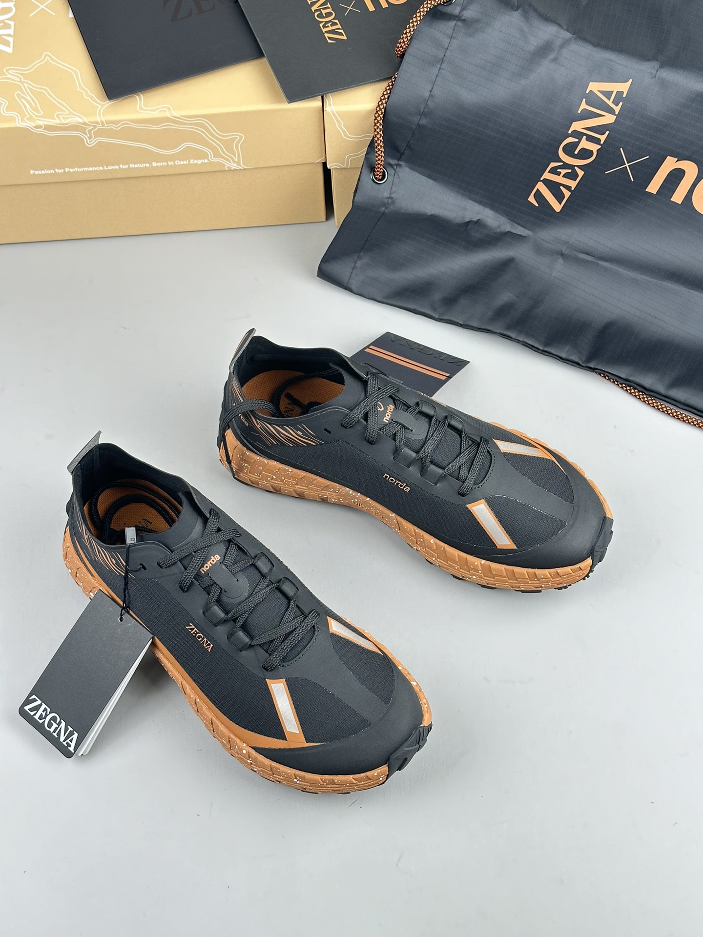 480Zapatillas de running Zzegna Zegna Xnorda Transpirables en los pies, estas dinámicas zapatillas d