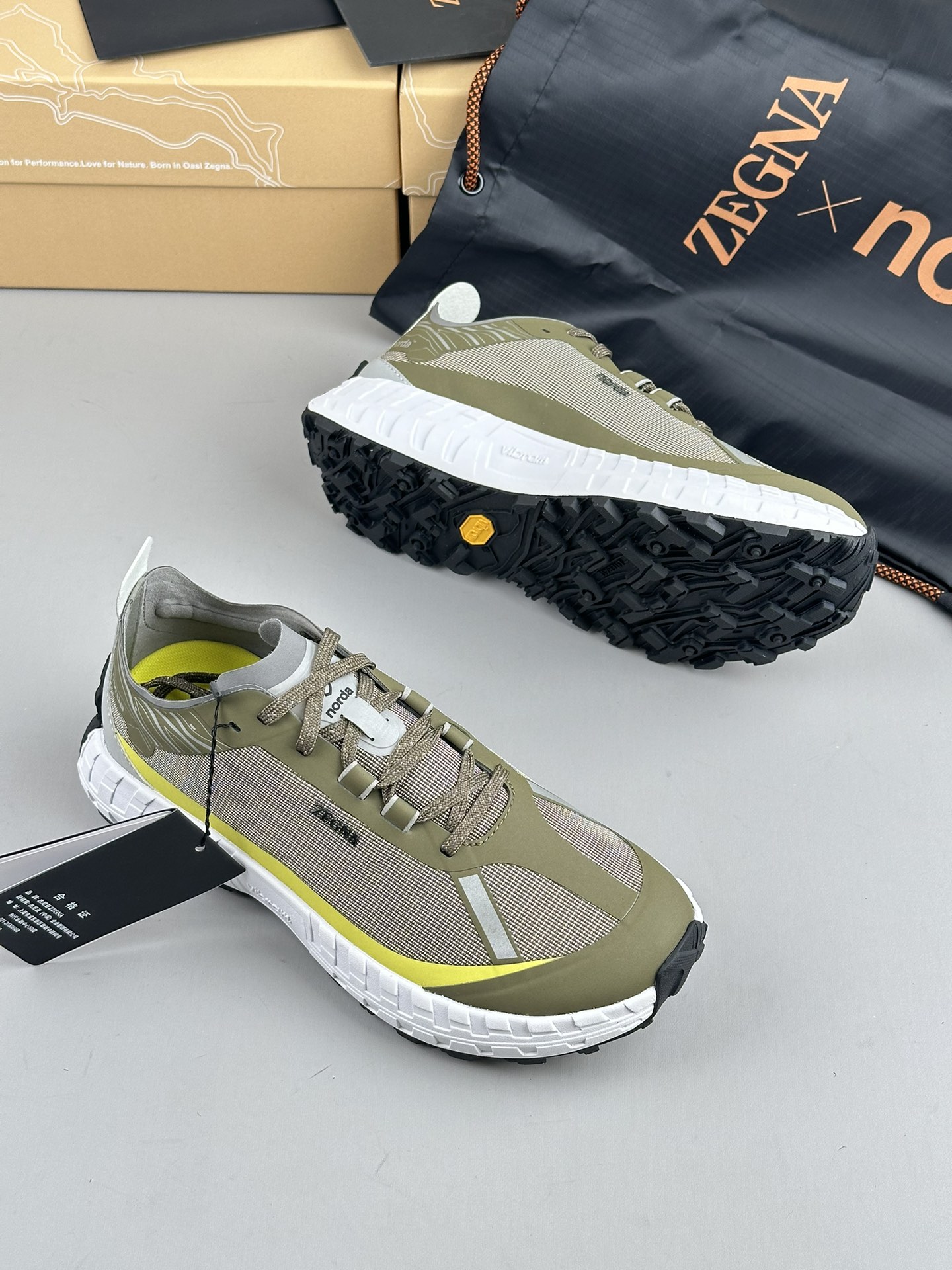 480Zapatillas de running Zzegna Zegna Xnorda Transpirables en los pies, estas dinámicas zapatillas d