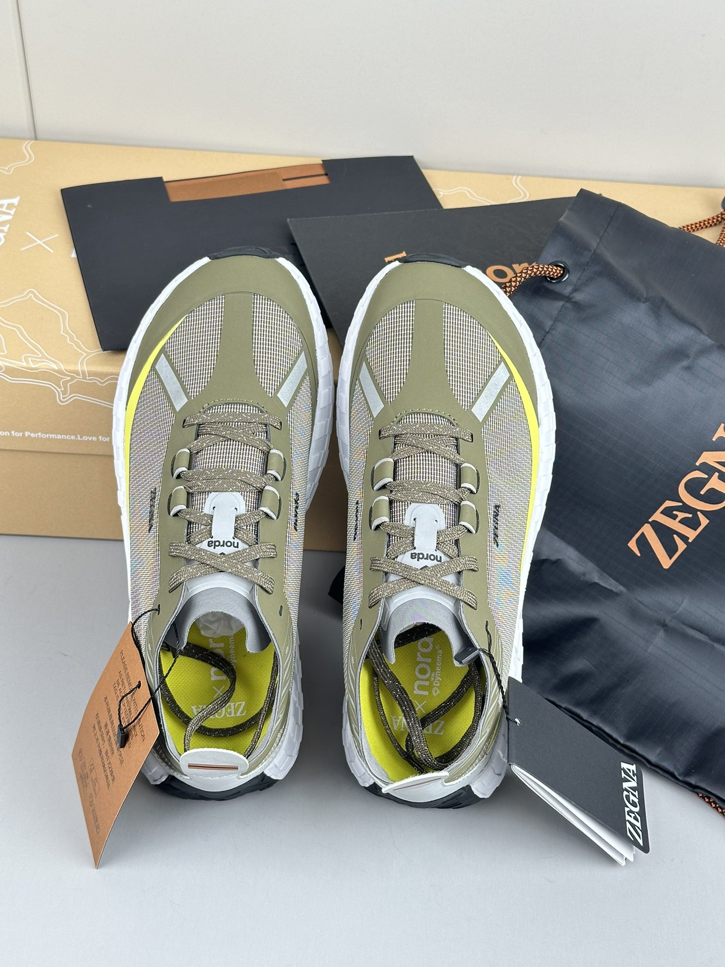 480Zapatillas de running Zzegna Zegna Xnorda Transpirables en los pies, estas dinámicas zapatillas d