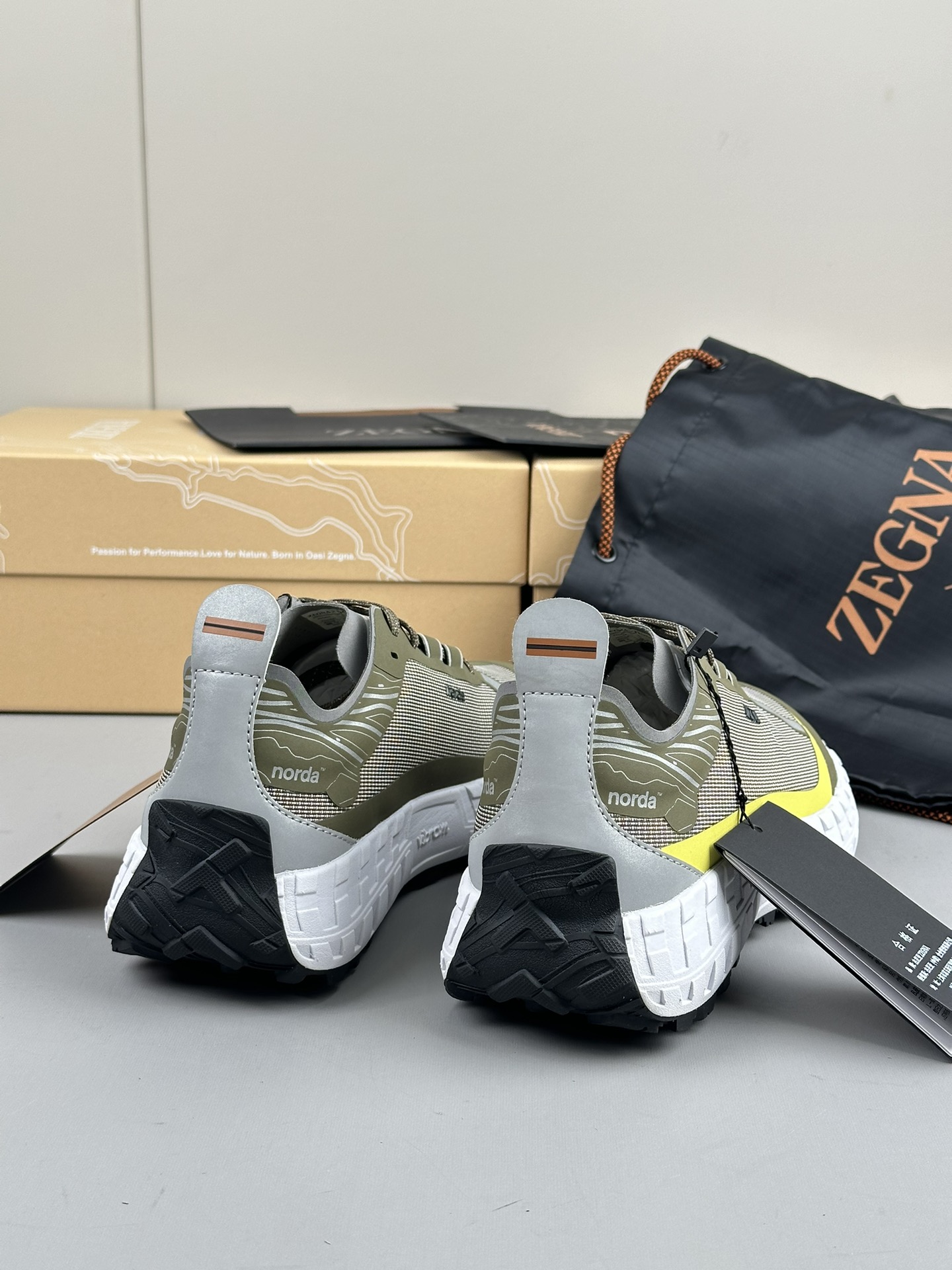 480Zapatillas de running Zzegna Zegna Xnorda Transpirables en los pies, estas dinámicas zapatillas d