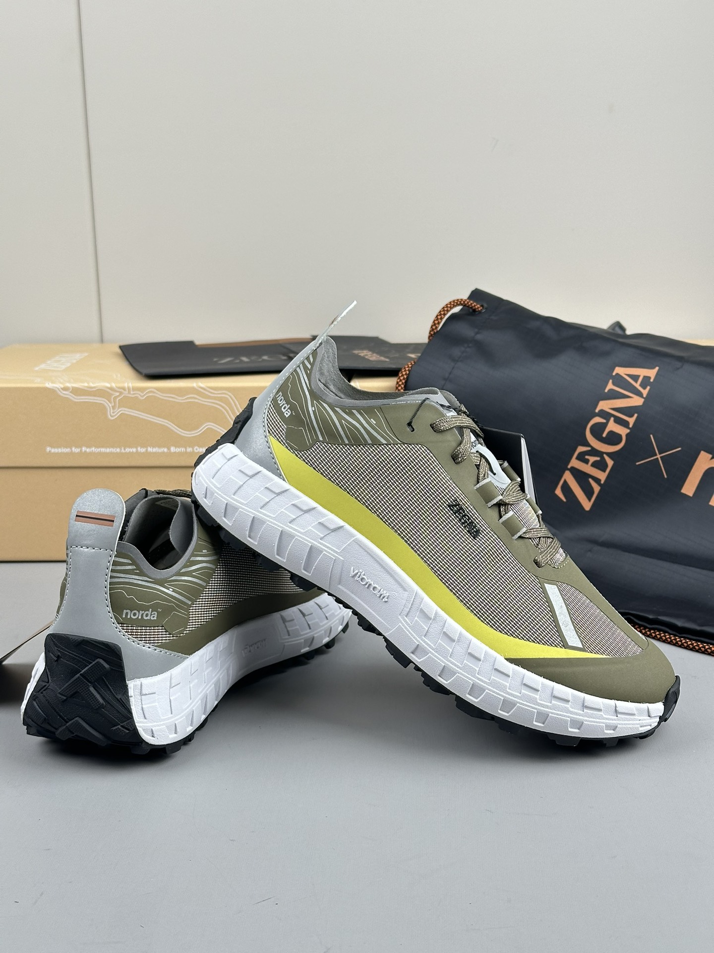 480Zapatillas de running Zzegna Zegna Xnorda Transpirables en los pies, estas dinámicas zapatillas d