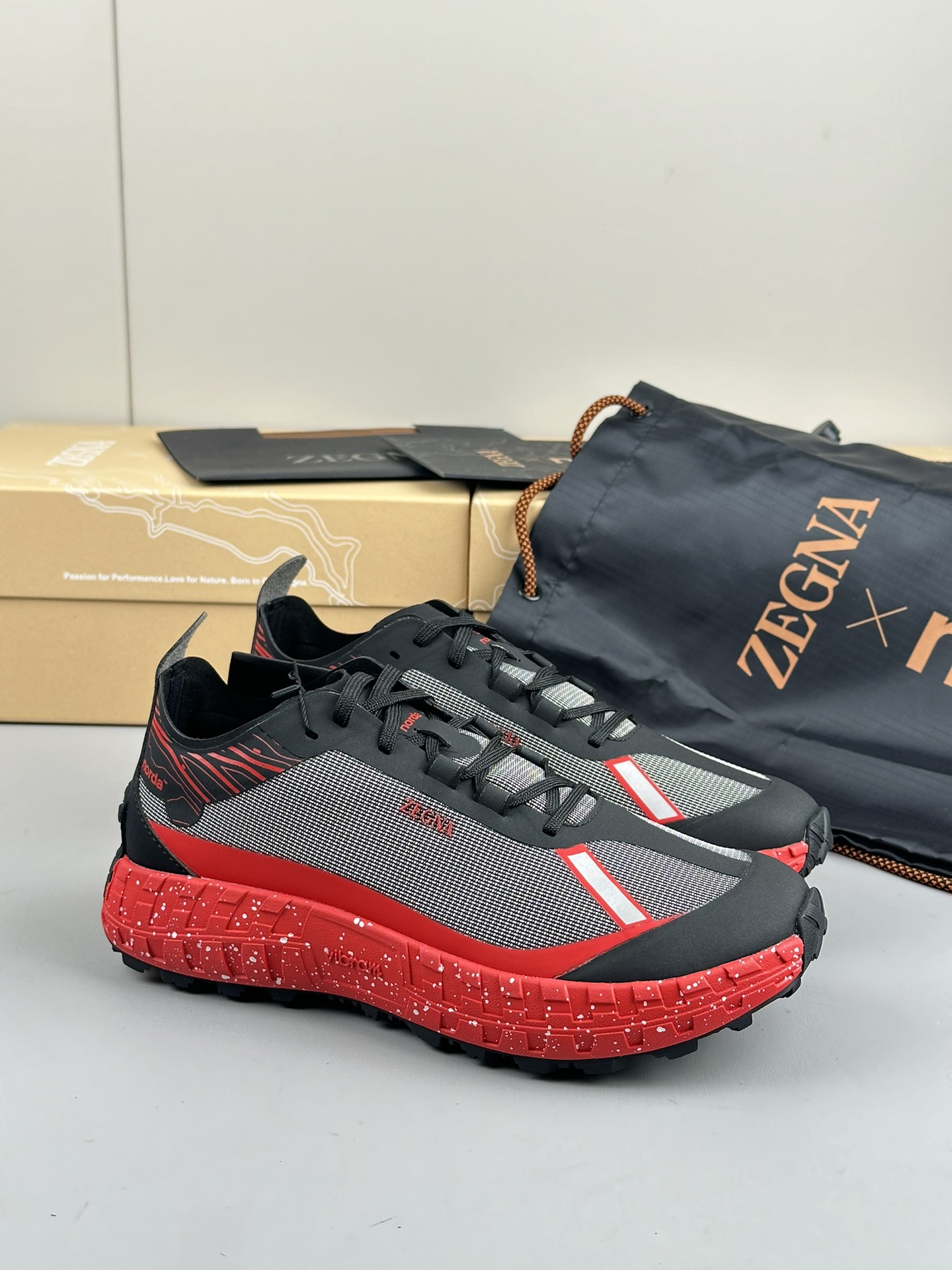 480Zapatillas de running Zzegna Zegna Xnorda Transpirables en los pies, estas dinámicas zapatillas d
