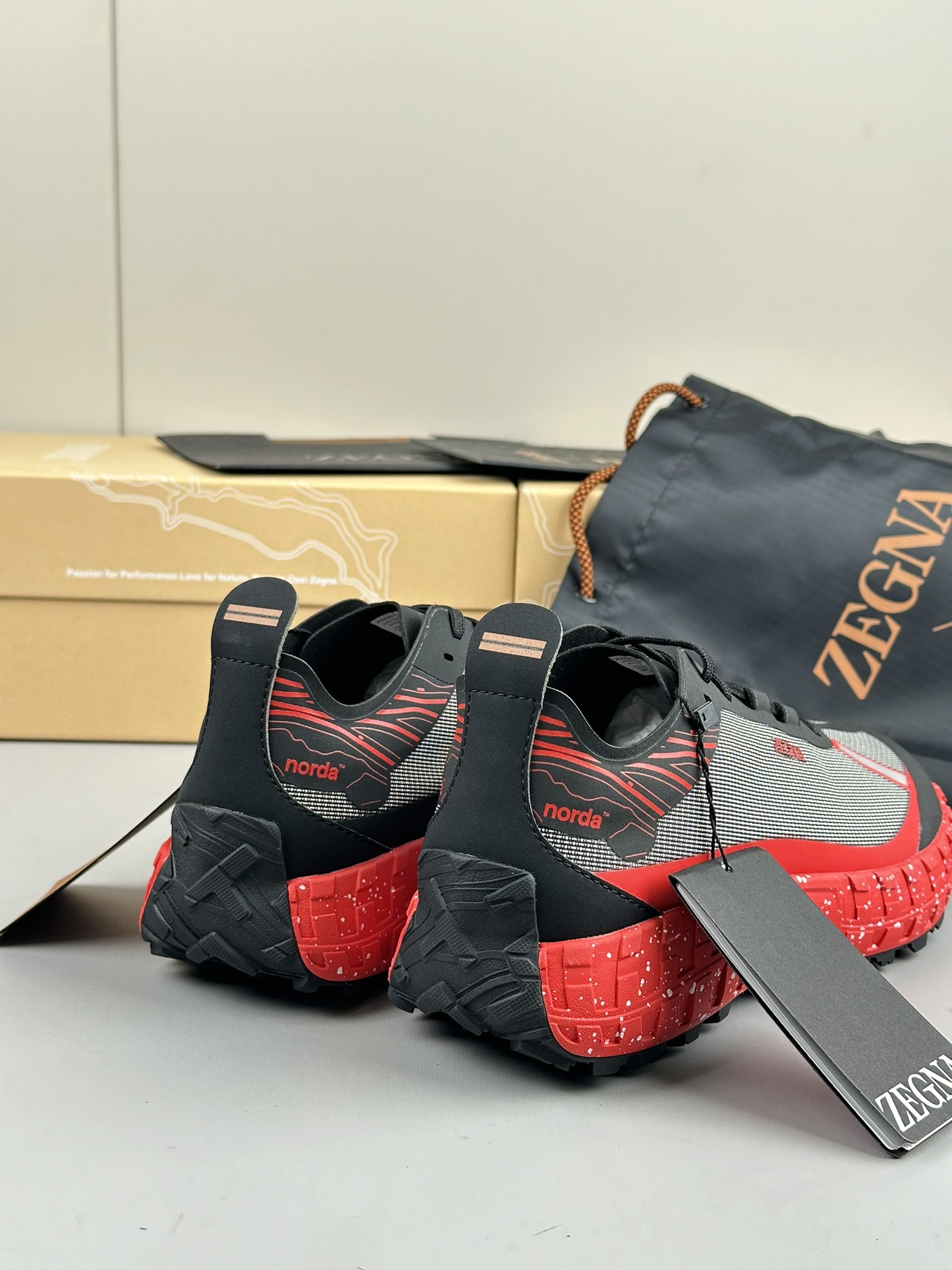 480Zapatillas de running Zzegna Zegna Xnorda Transpirables en los pies, estas dinámicas zapatillas d