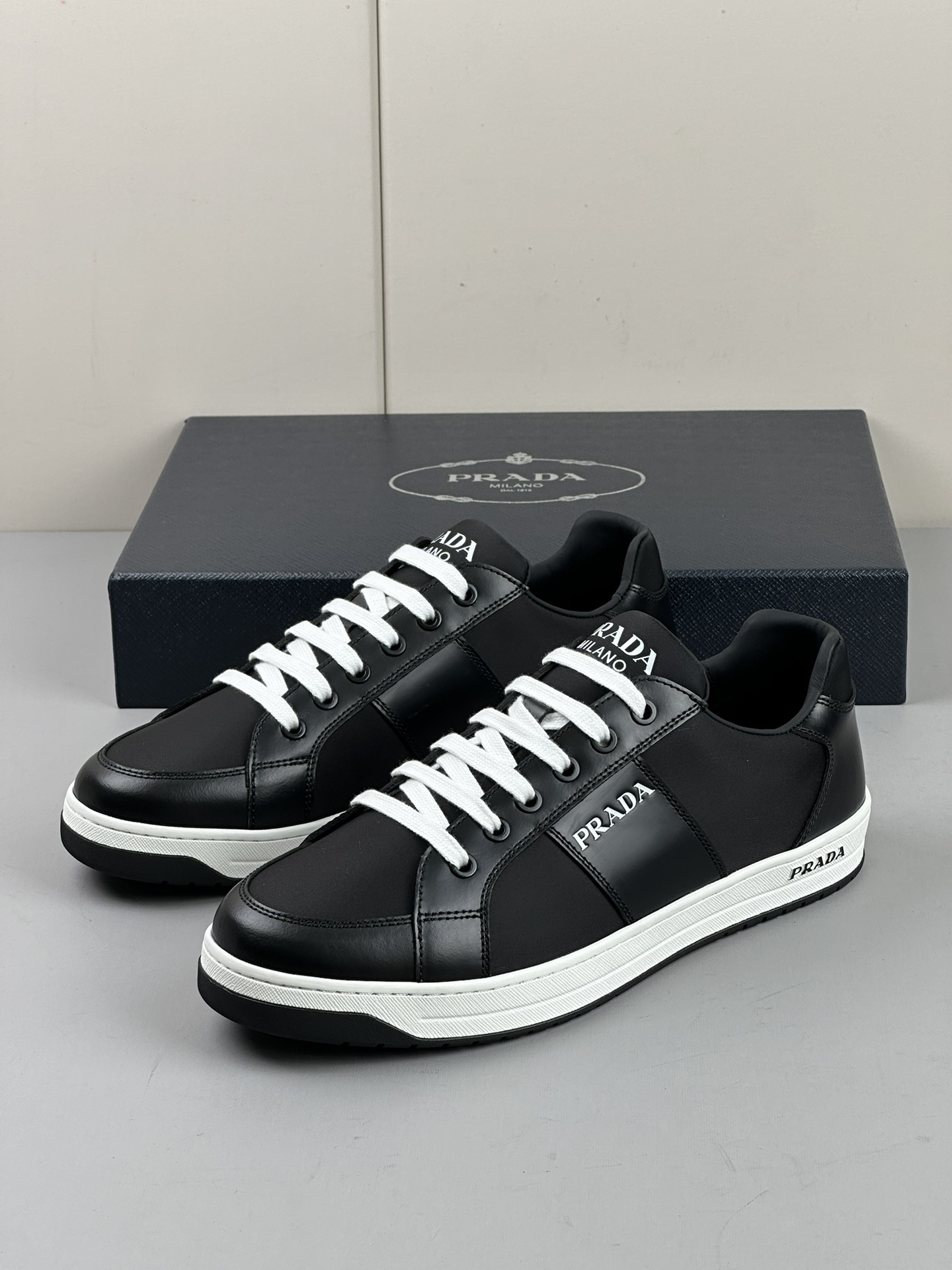 Prada Style Beige Leather Men's Shoes Lookbook Reference image 1