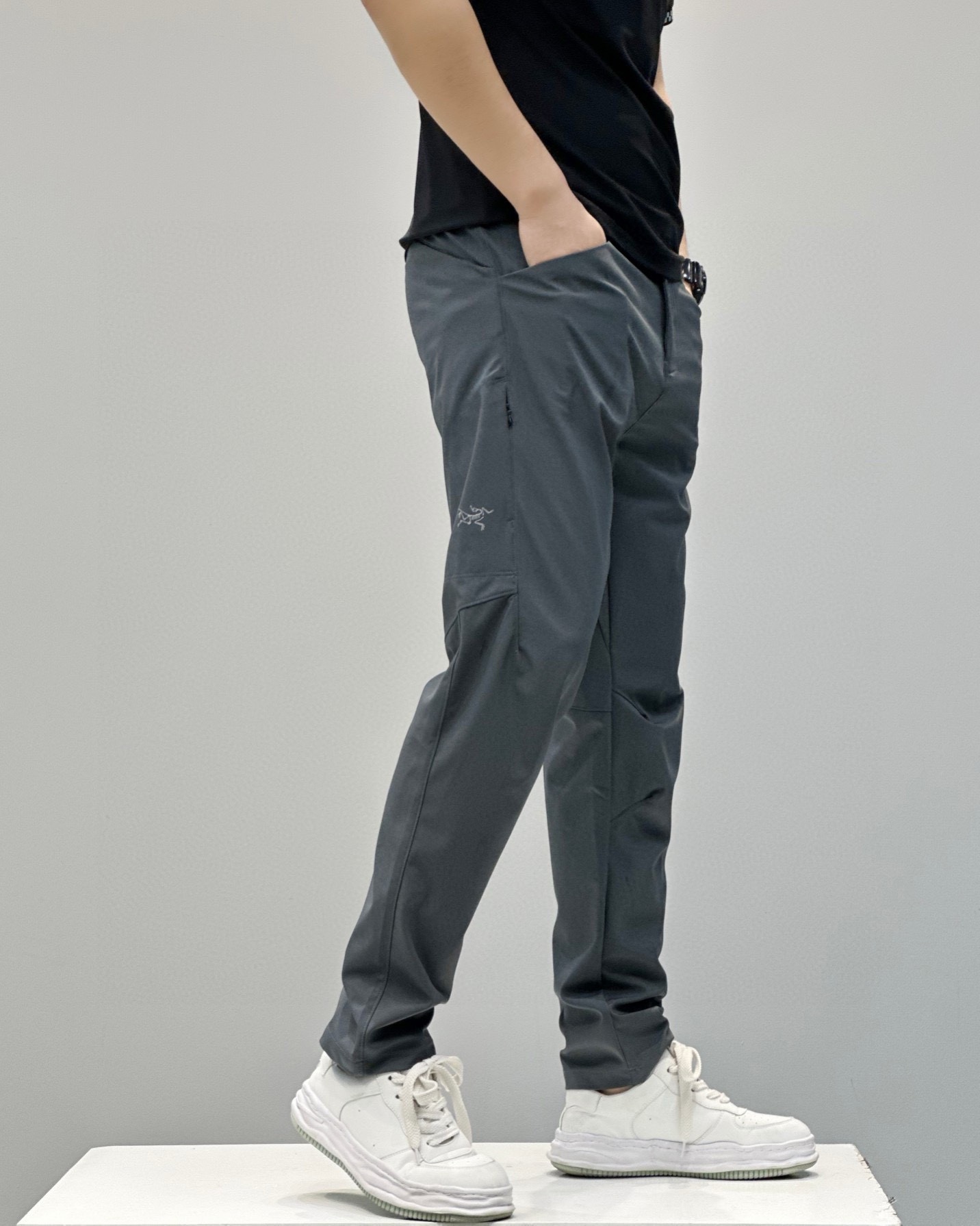 Arcteryx AAA
 Kleidung Pants & Hosen Schwarz Grau Frühlingskollektion Fashion Lässig