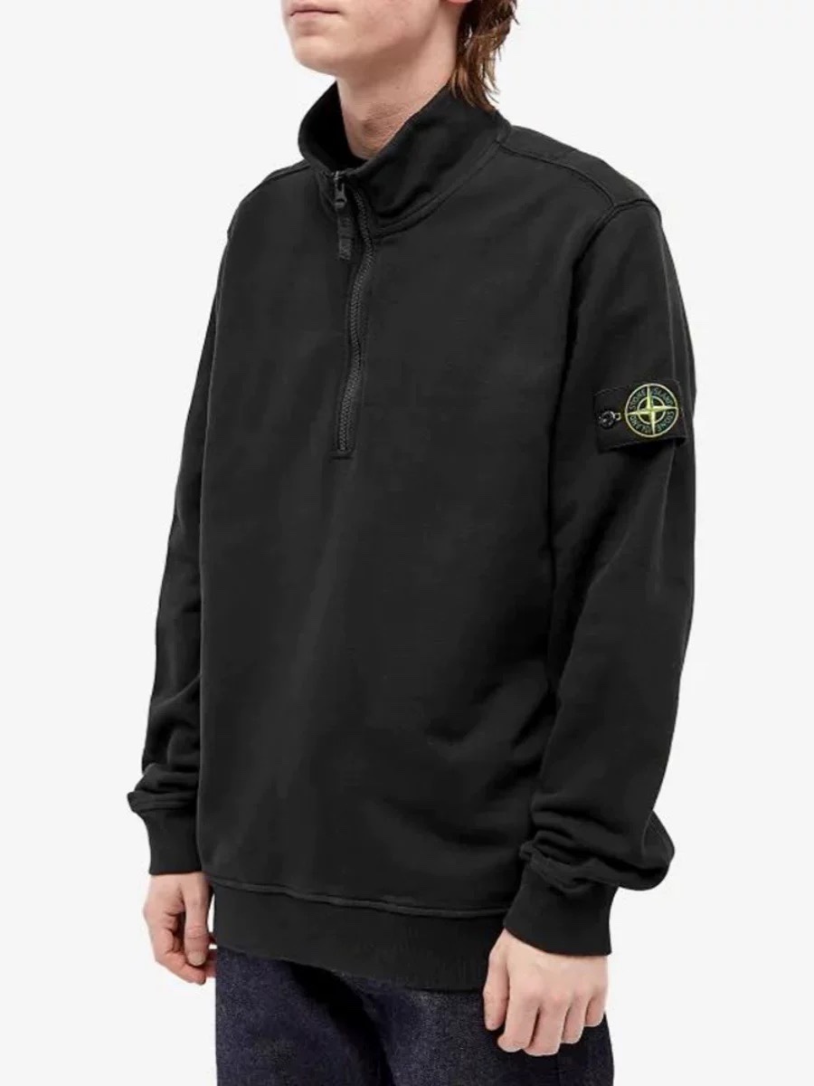 Stone Island Ontwerper
 Kleding Sweatshirts Zwart Groen Grijs Katoen Breien Lange mouw