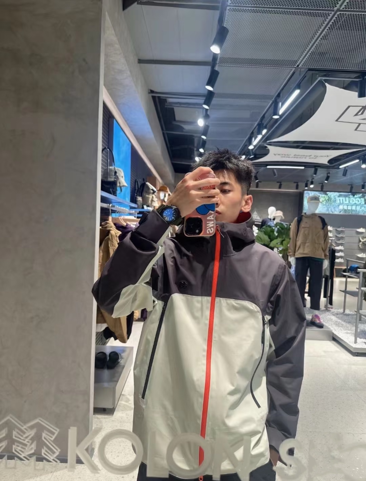 KOLON SPORT Windproof Waterproof Spring Jacket