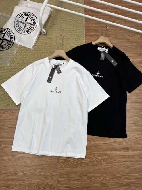 Stone Island Short Sleeve T-Shirt Summer New Printed Round Neck Cotton 1 Stone Island Short Sleeve T-Shirt Summer New Printed Round Neck Cotton