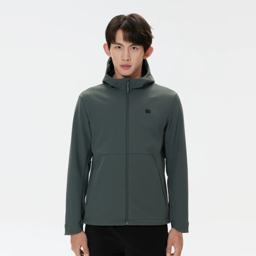 KOLONSPORT Men's Softshell Jacket Outdoor Windproof Fleece Lined Hooded Coat 1 KOLONSPORT Men's Softshell Jacket Outdoor Windproof Fleece Lined Hooded Coat