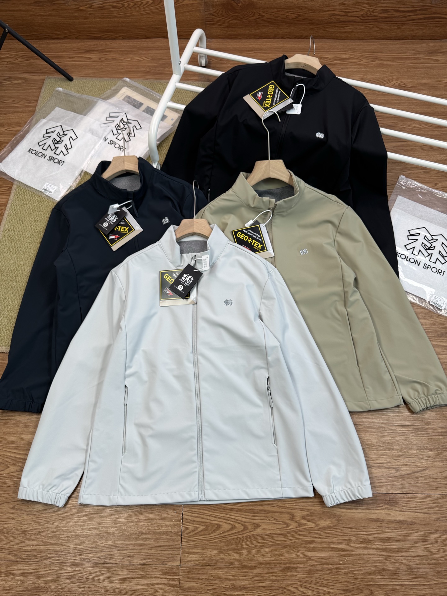 Kolon Sport Men's Outdoor Jacket - All-Weather Hiking & Climbing Coat