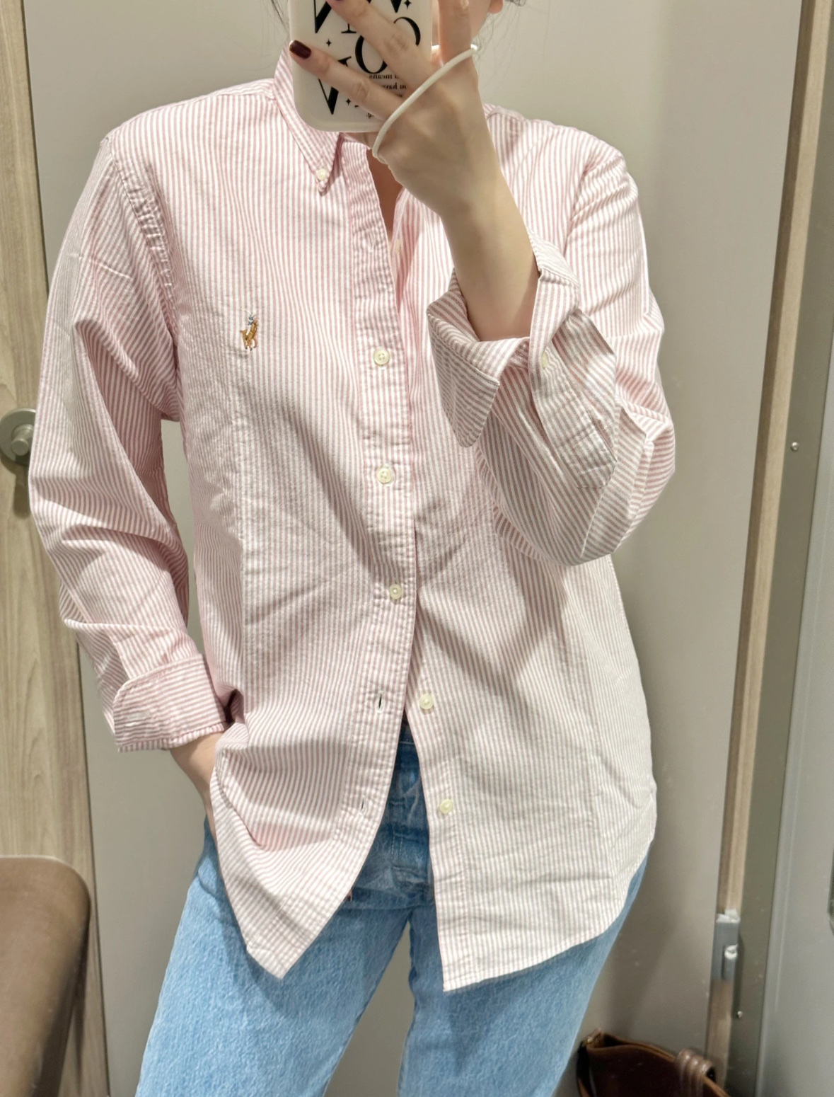 Ralph Lauren Classic Striped Shirt with Pony Embroidery, XS to XL