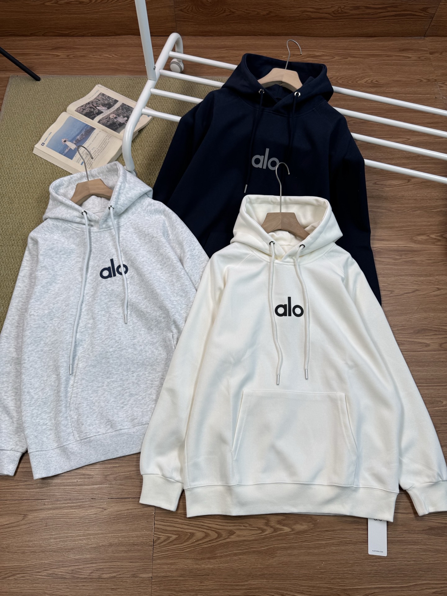 ALO Oversized Hoodie - Cleanfit Couple Sweatshirt