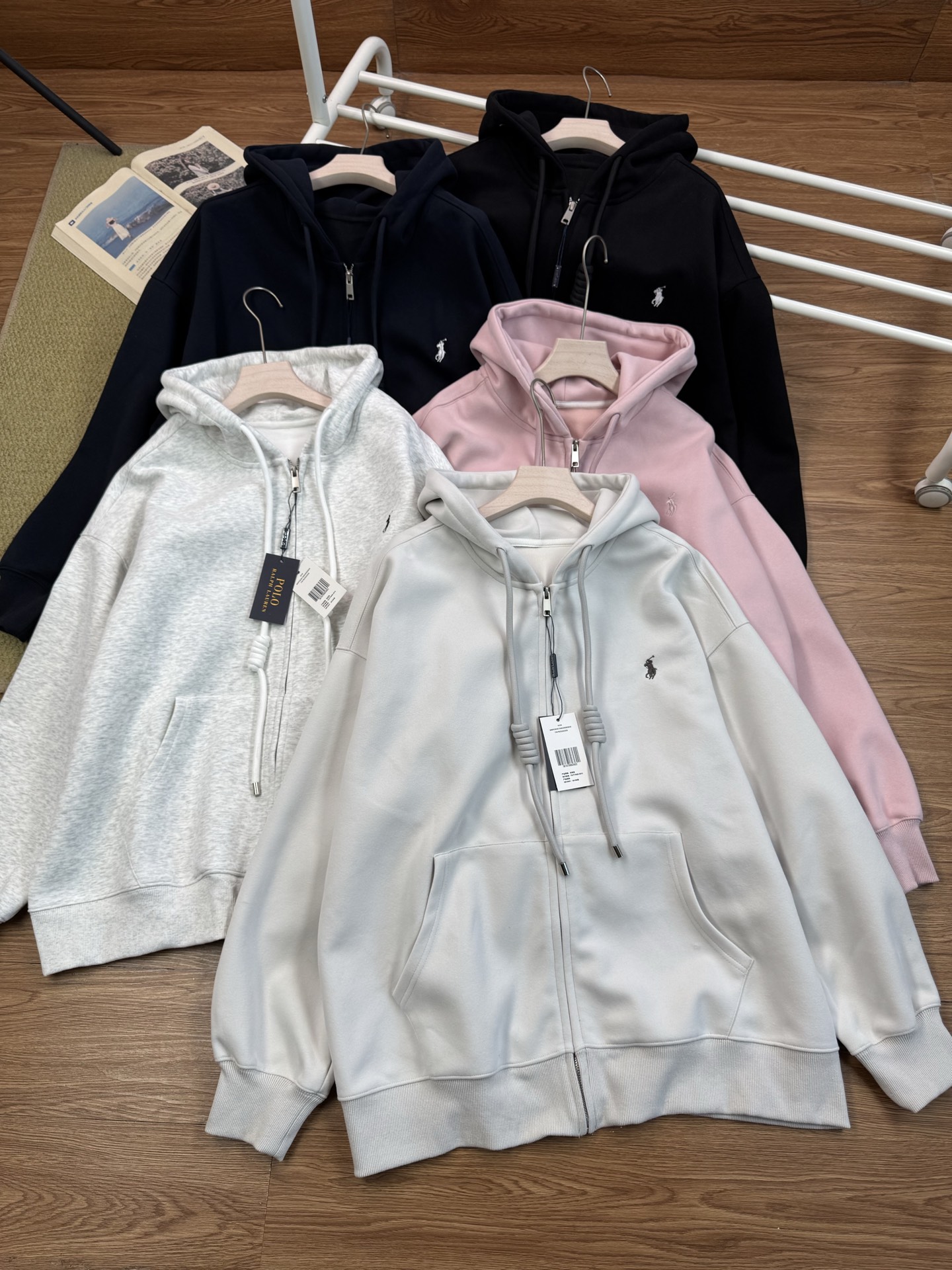 Ralph Lauren Classic Embroidered Full-Zip Hoodie, Unisex, Fall/Winter Collection