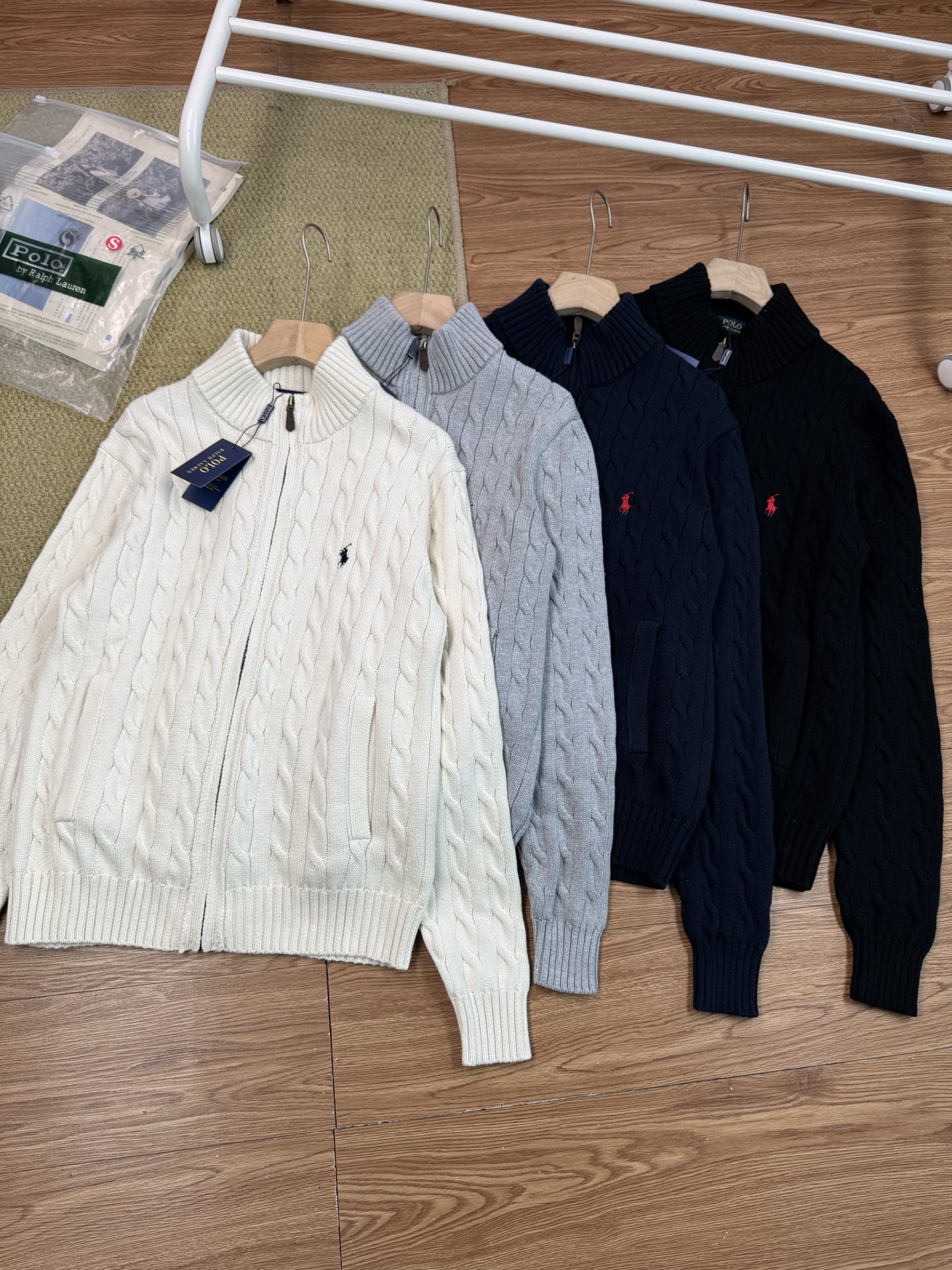 Ralph Lauren Cable-Knit Zip-Up Sweater: Classic Style & Cozy Warmth