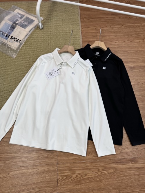 KOLONSPORT Men's Long Sleeve Polo Shirt: Quick-Dry, Anti-UV, Business Casual 2 KOLONSPORT Men's Long Sleeve Polo Shirt: Quick-Dry, Anti-UV, Business Casual
