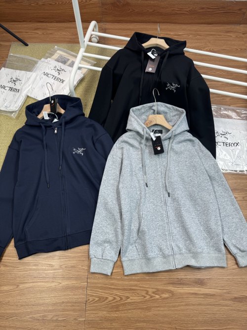 Arc'teryx Autumn New Cardigan Zip Hooded Sweatshirt Couple Style 1 Arc'teryx Autumn New Cardigan Zip Hooded Sweatshirt Couple Style
