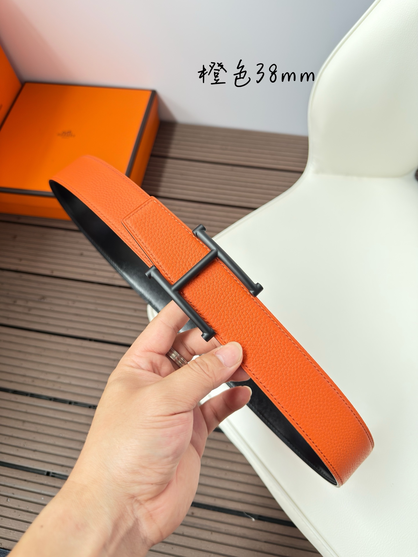 Hermes Style Leather Men's Belts Lookbook Reference image 1