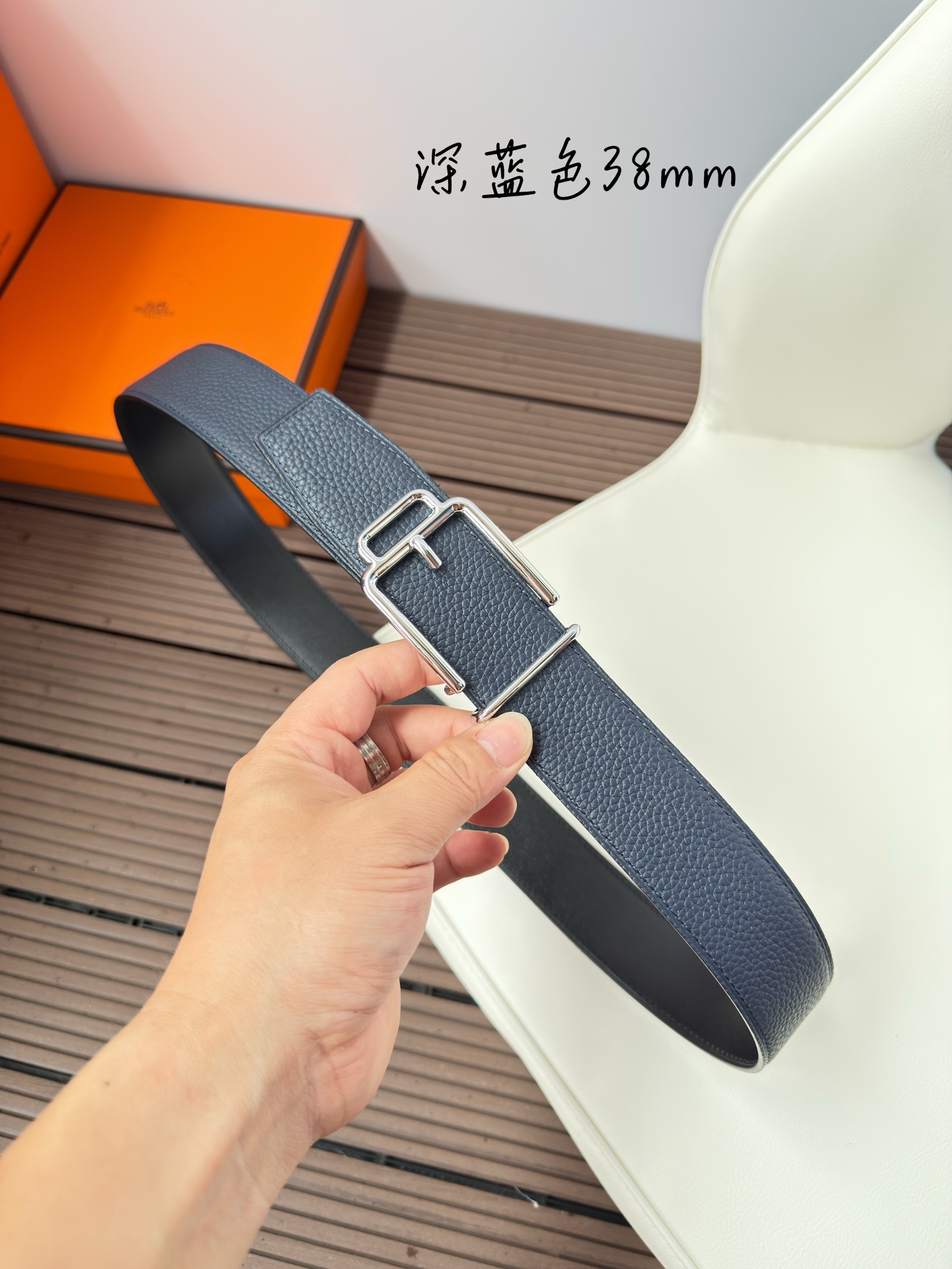 Hermes Style Leather Men's Belts Lookbook Reference image 1