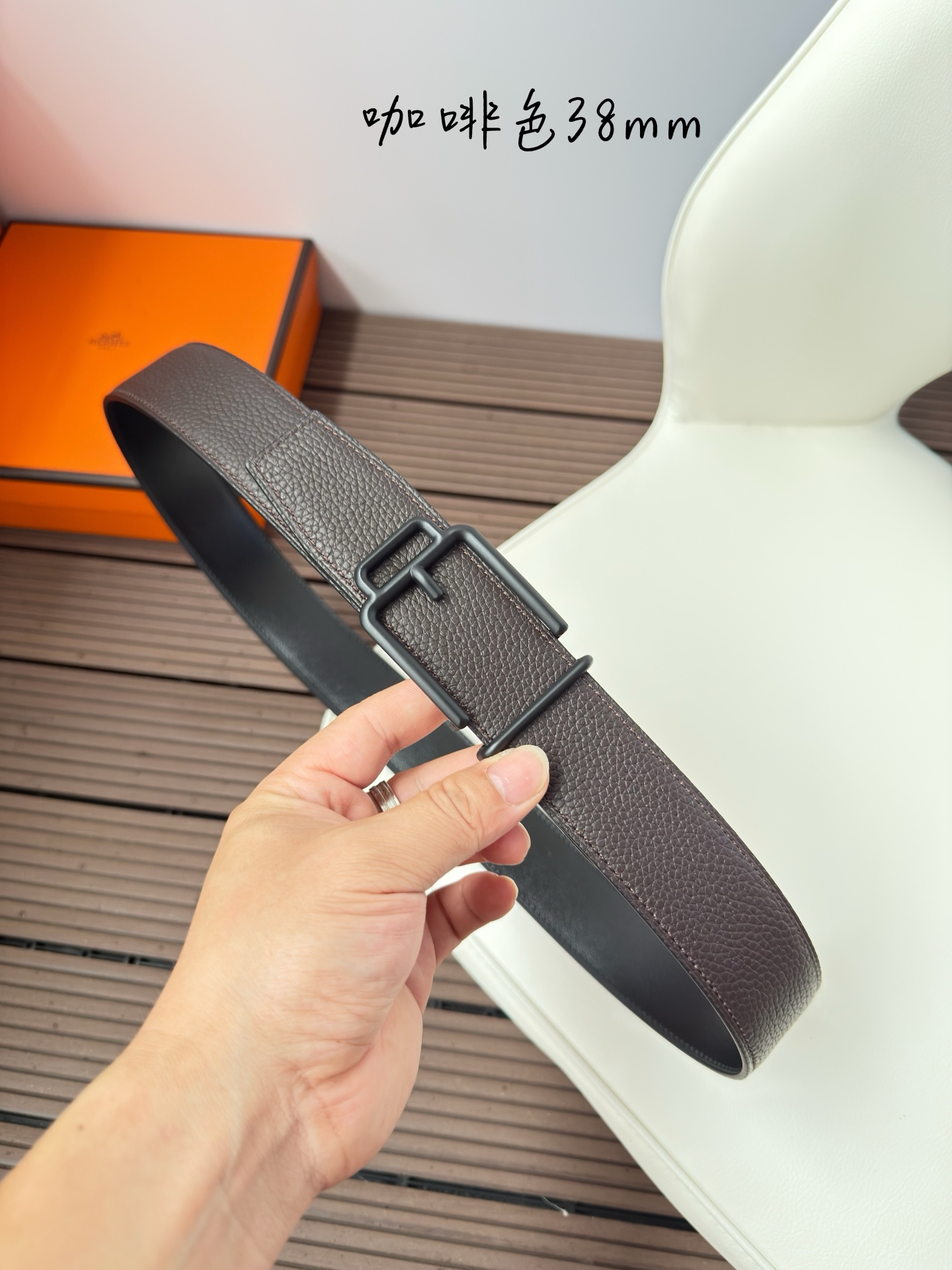 Hermes Style Leather Men's Belts Lookbook Reference image 1