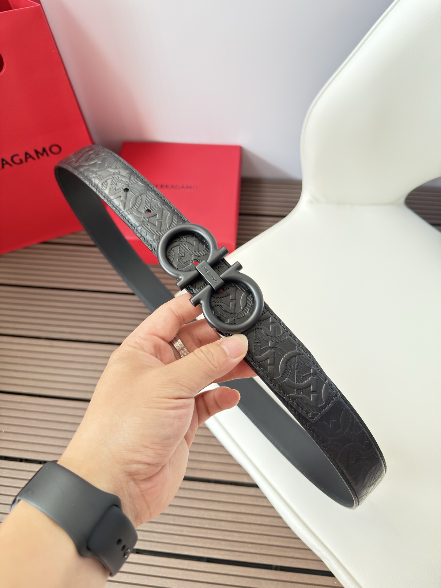 菲拉格慕3.5cm 原厂皮料.精密黄铜五金升级版、正品厂IP电镀！原版搭配、