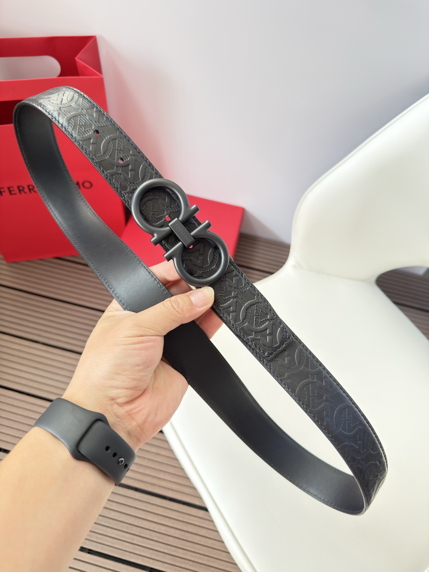 菲拉格慕3.5cm 原厂皮料.精密黄铜五金升级版、正品厂IP电镀！原版搭配、