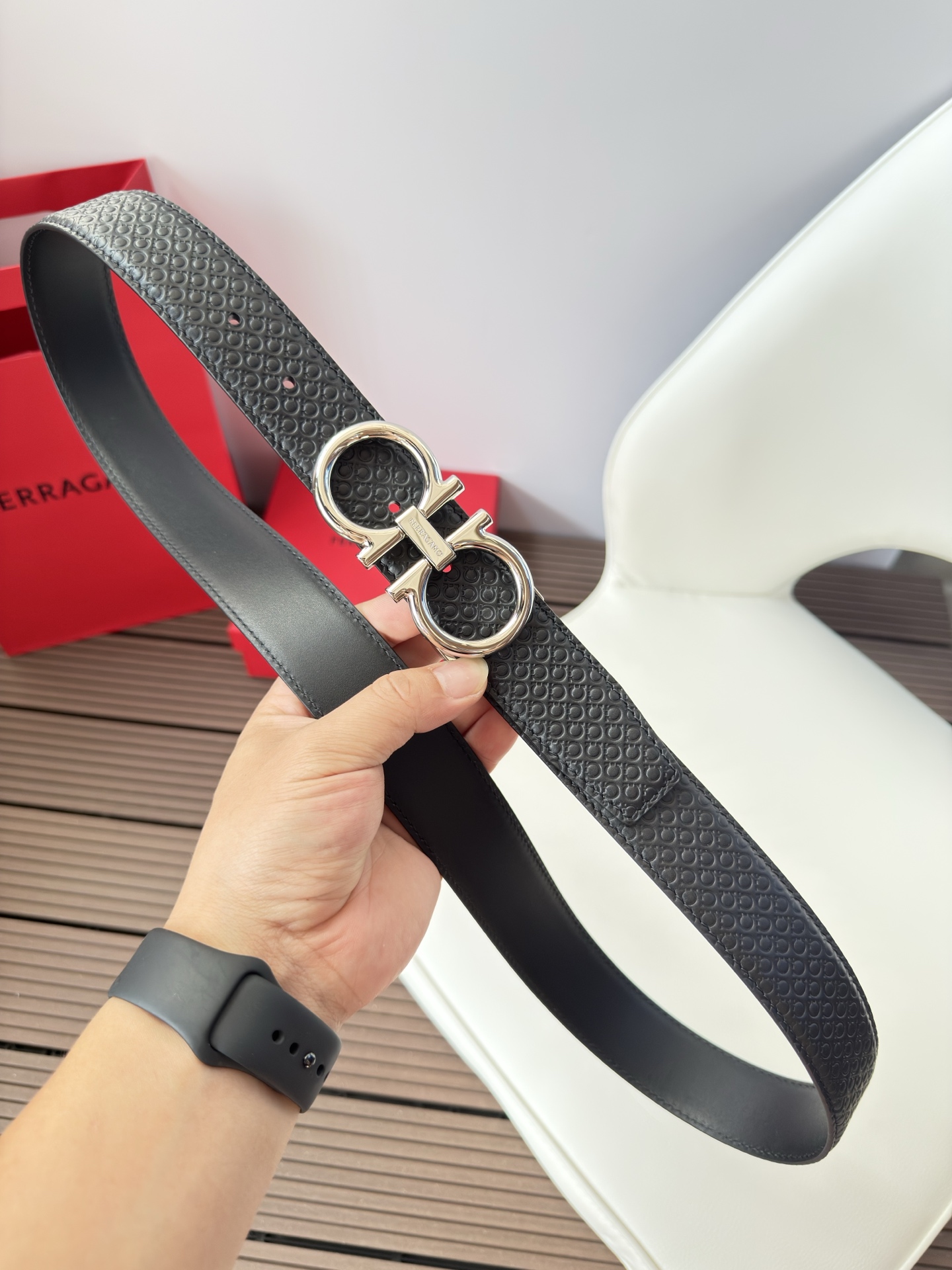 菲拉格慕3.5cm 原厂皮料.精密黄铜五金升级版、正品厂IP电镀！原版搭配、