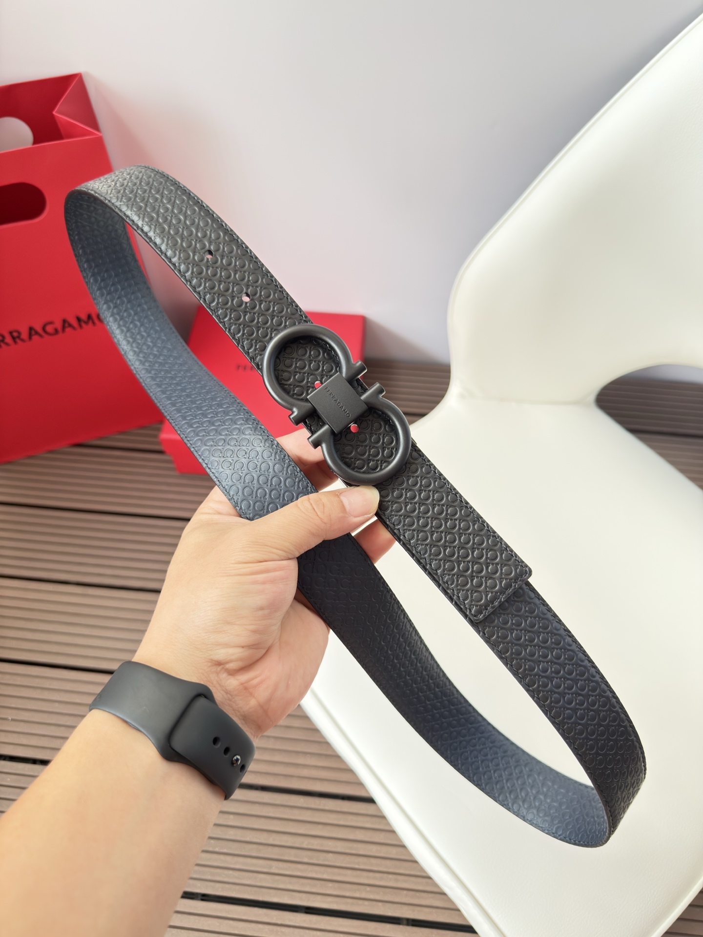 菲拉格慕3.5cm 原厂皮料.精密黄铜五金升级版、正品厂IP电镀！原版搭配、