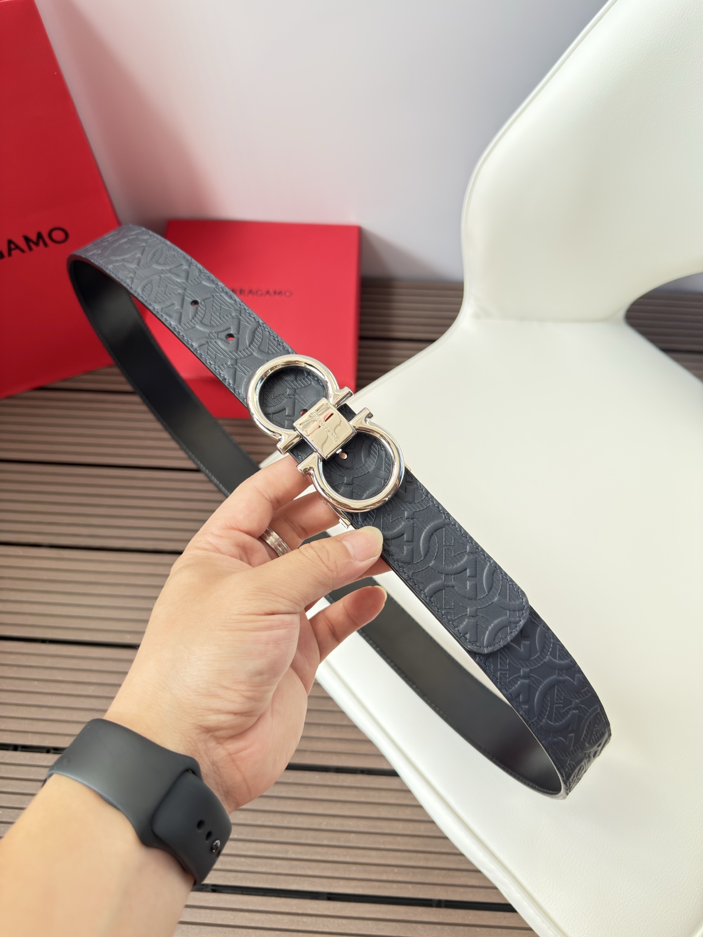 菲拉格慕3.5cm 原厂皮料.精密黄铜五金升级版、正品厂IP电镀！原版搭配、