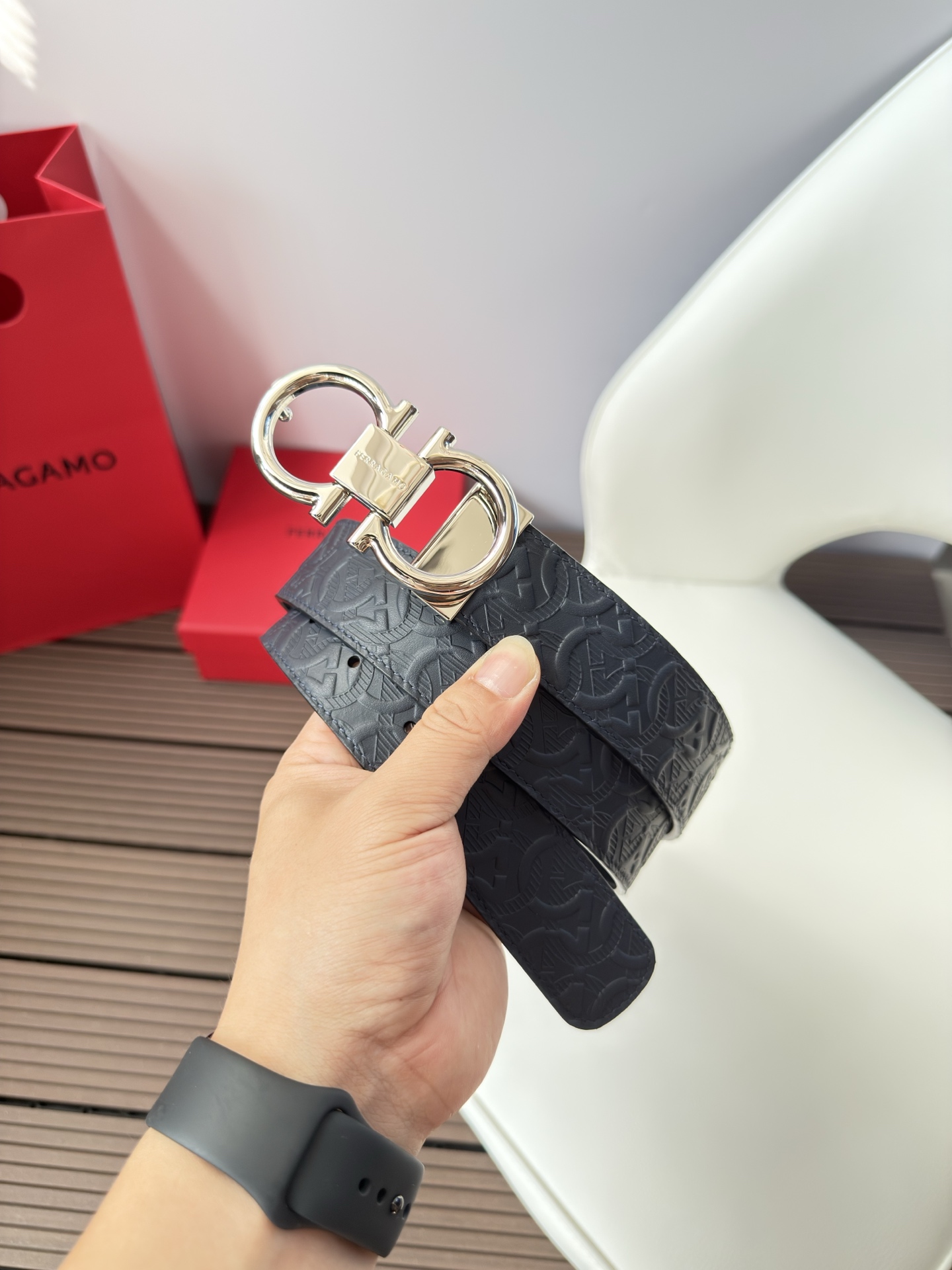 菲拉格慕3.5cm 原厂皮料.精密黄铜五金升级版、正品厂IP电镀！原版搭配、