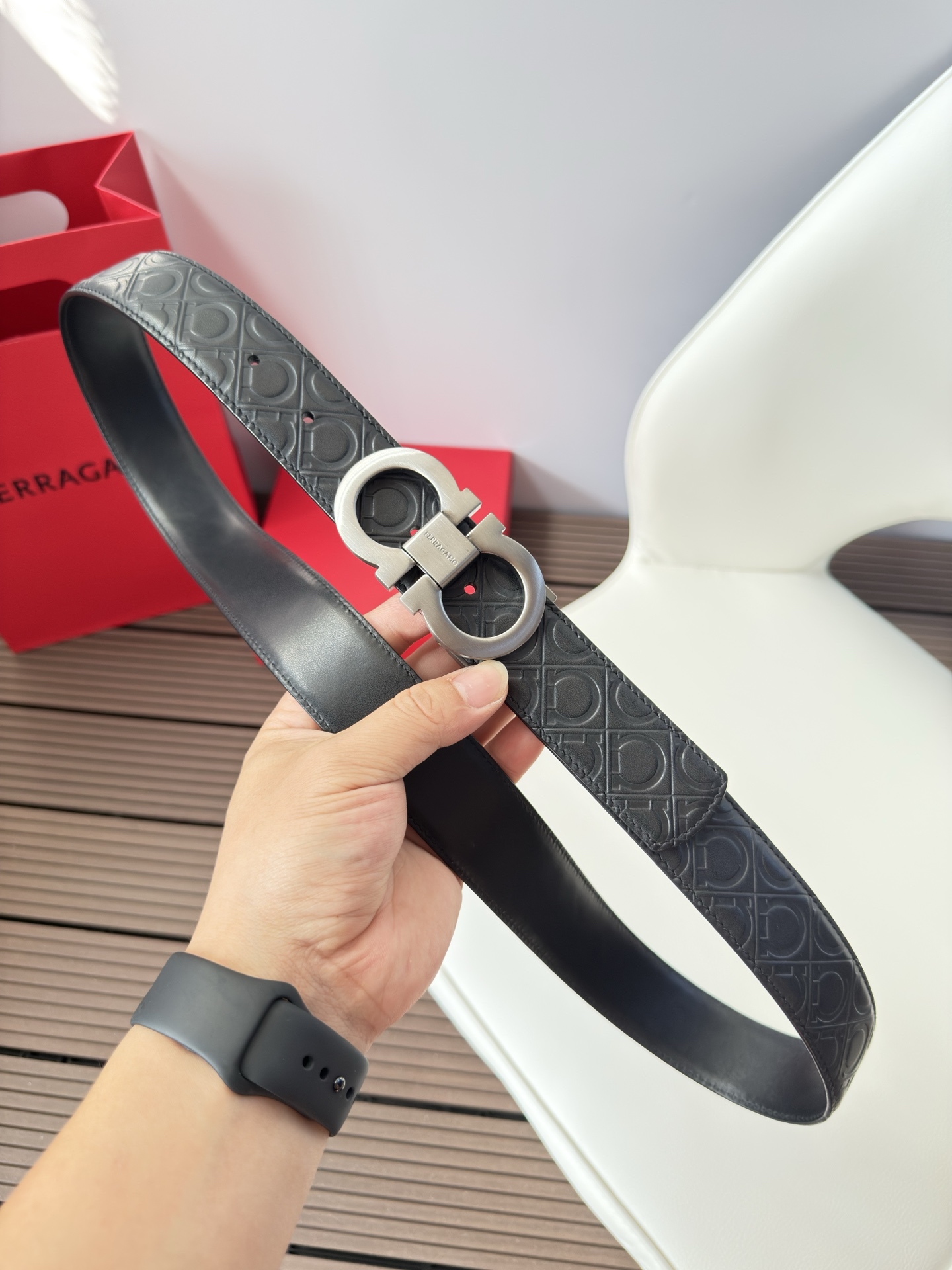 菲拉格慕3.5cm 原厂皮料.精密黄铜五金升级版、正品厂IP电镀！原版搭配、