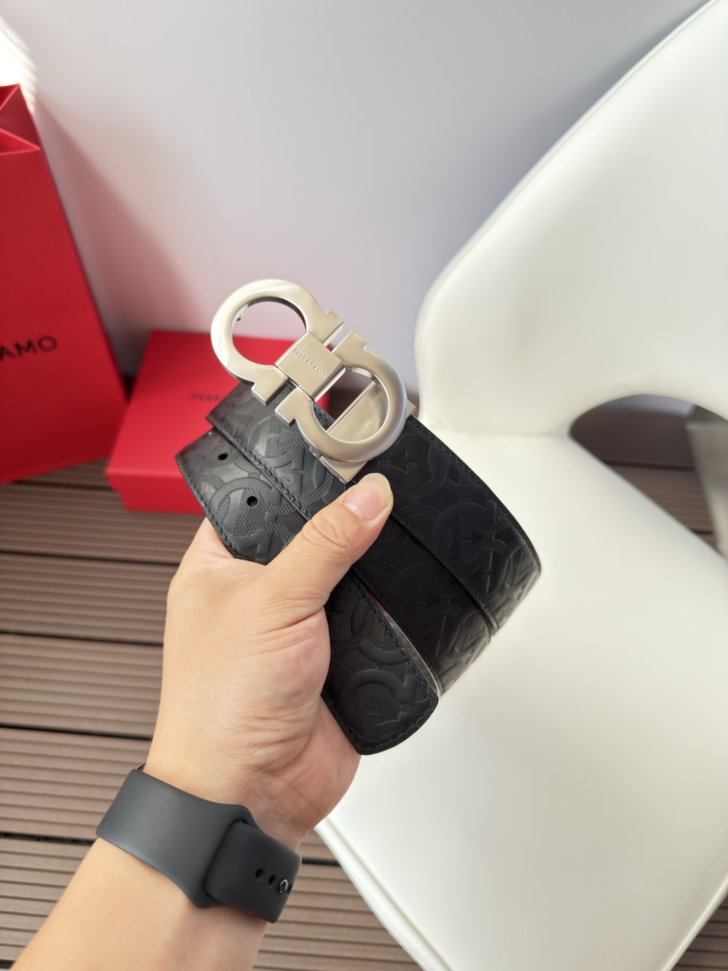 菲拉格慕3.5cm 原厂皮料.精密黄铜五金升级版、正品厂IP电镀！原版搭配、