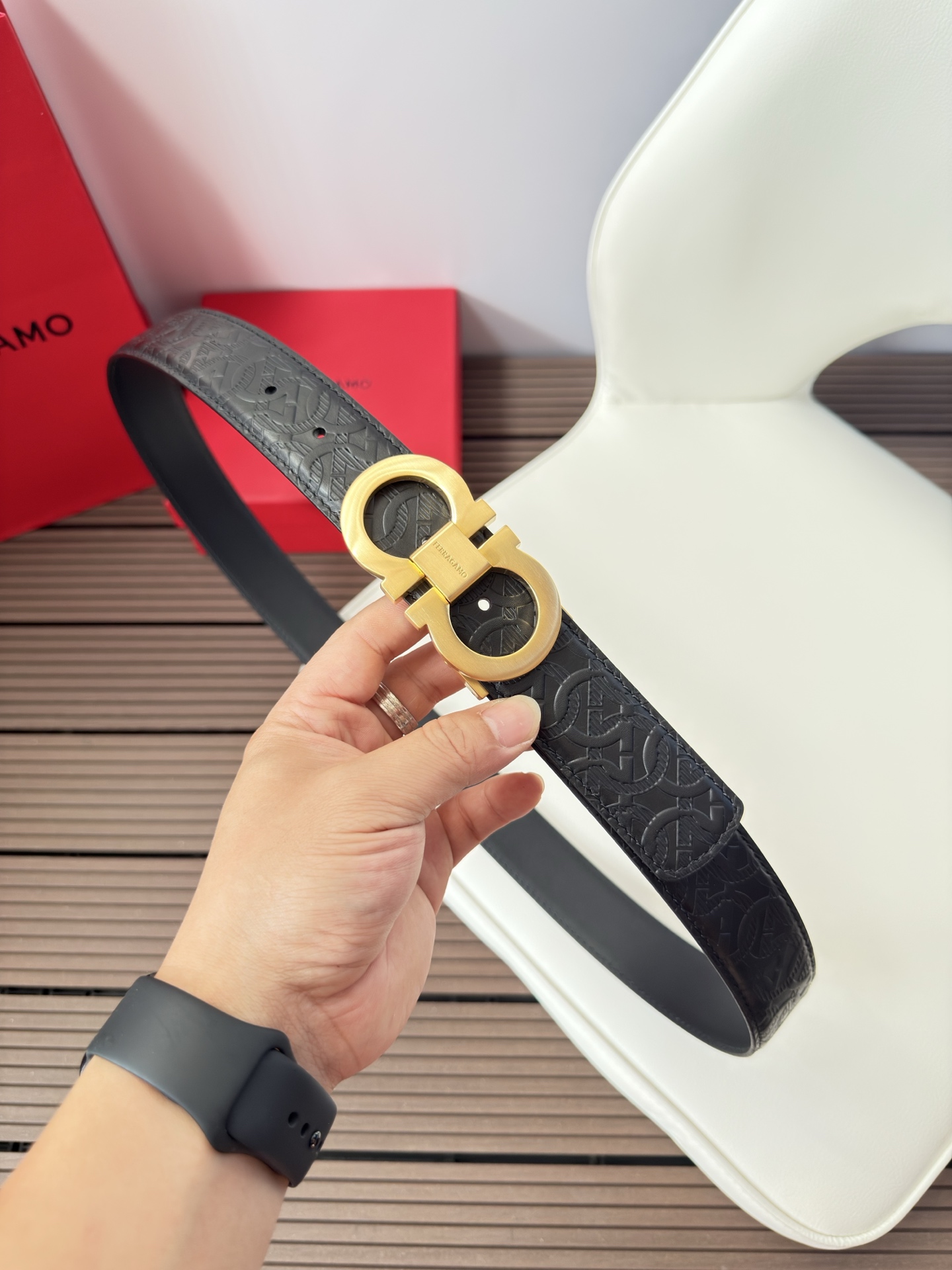 NO:641678,Ferragamo 3.5cm original leather. Precision brass hardware upgraded version, genuine factory IP plating!  Original matching, belt, ferragamo19860909菲拉格慕3.5cm 原厂皮料.精密黄铜五金升级版、正品厂IP电镀！原版搭配、,皮带,ferragamo,Belt